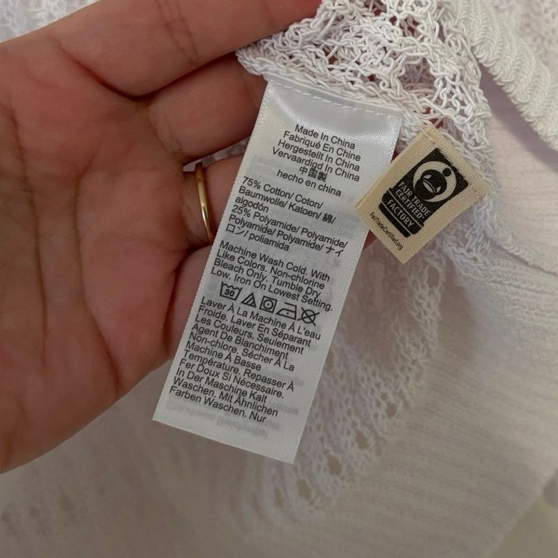 Madewell NWT Madewell Relaxed Open-Stitch Sweater White Size Medium Size M / US 6-8 / IT 42-44 - 6 Thumbnail