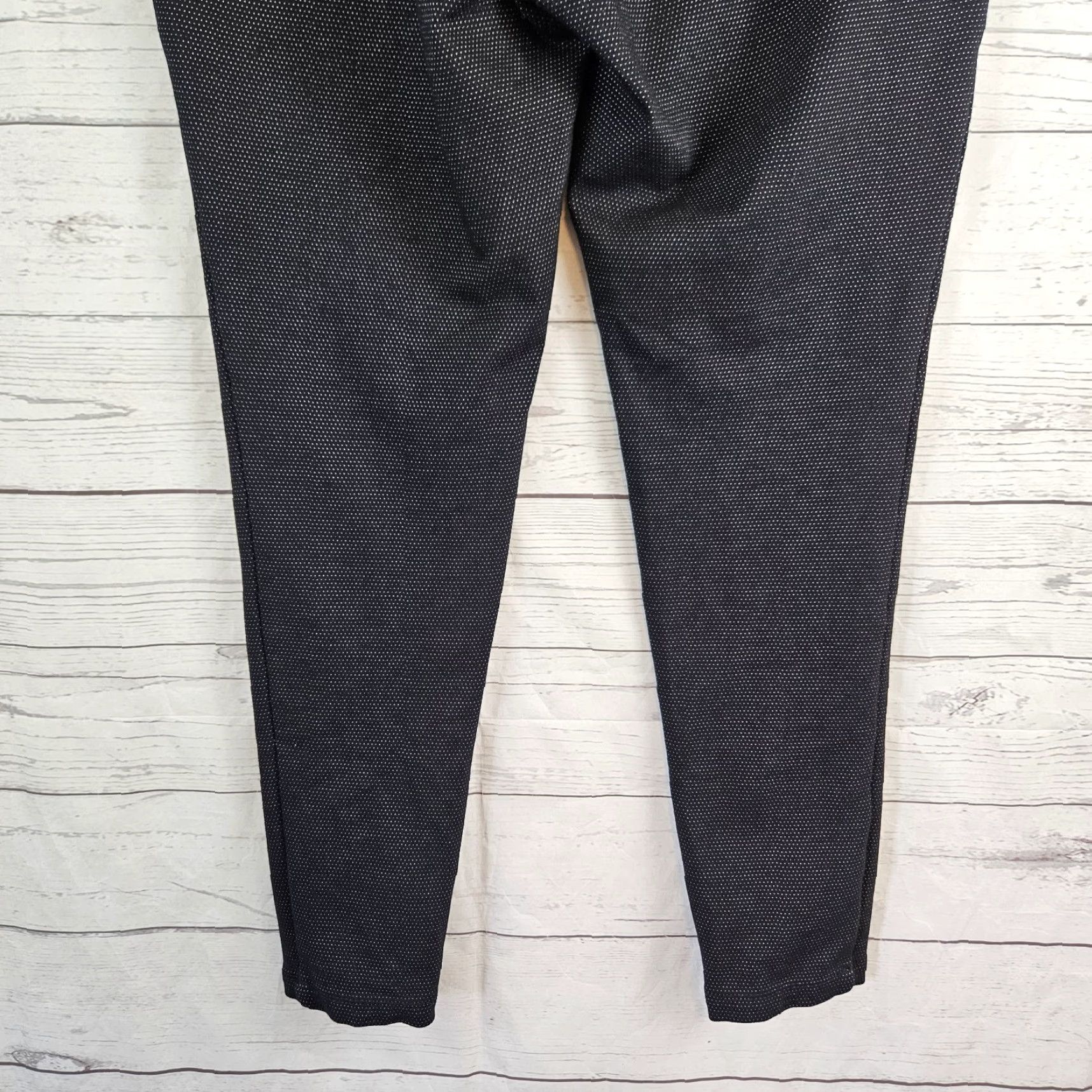 Loft LOFT Leggings Women Medium Petite Ponte Knit Black Cropped Womens Size 32" / US 10 / IT 46 - 5 Thumbnail