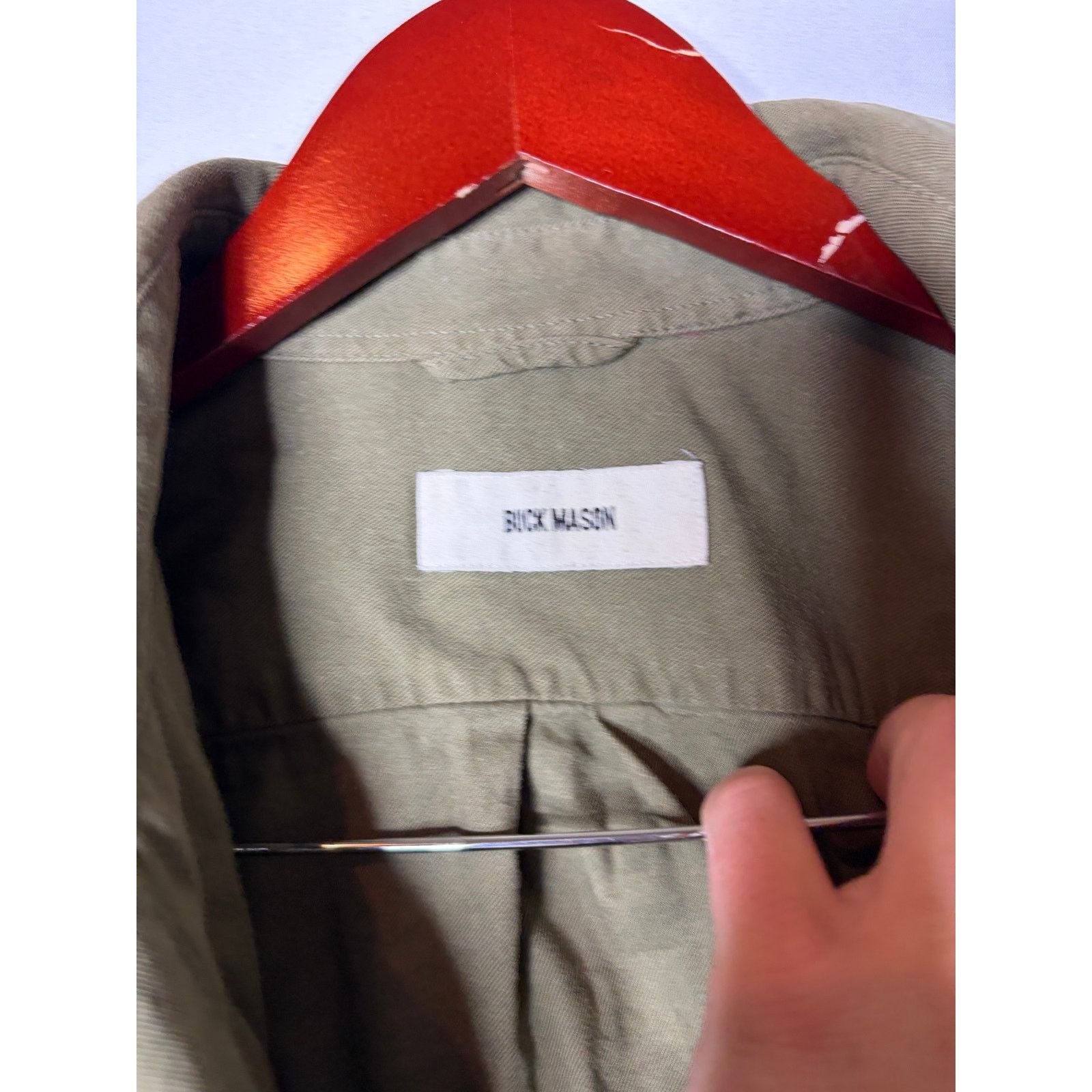 Buck Mason Buck Mason Olive green button down shirt sz M Size US M / EU 48-50 / 2 - 3 Thumbnail
