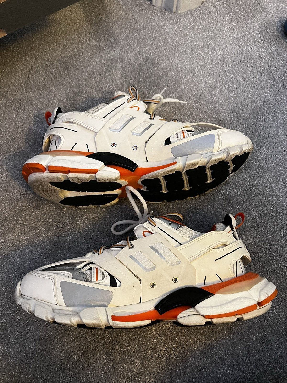 Balenciaga Balenciaga Track Orange/White Size US 9 / EU 42 - 3 Thumbnail