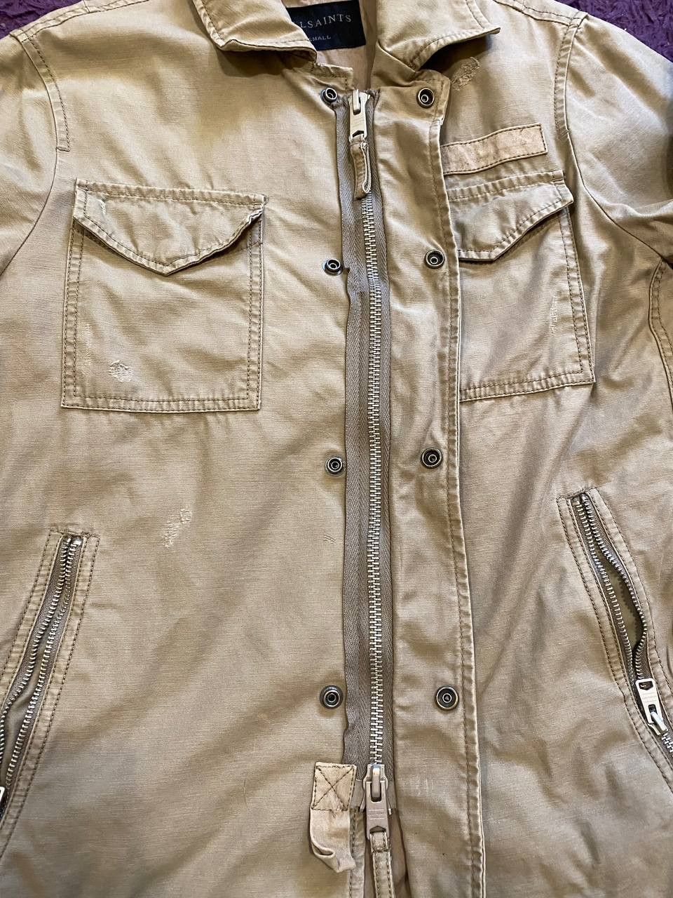 Allsaints Vintage Allsaints 100% Cotton Light Jacket Size S Size US S / EU 44-46 / 1 - 12 Thumbnail