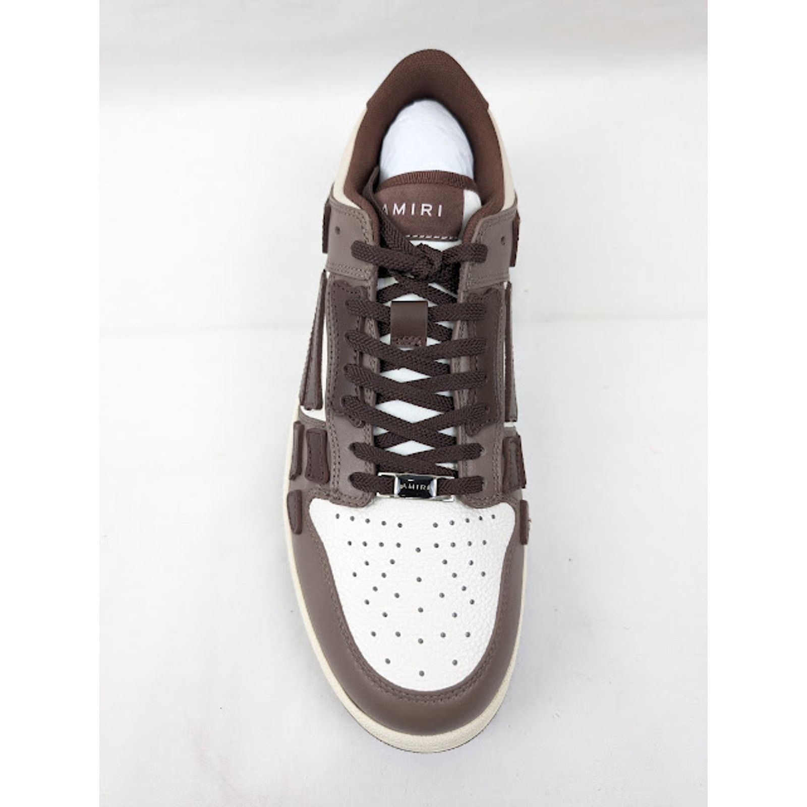 Amiri o1rshd1 Skelton Low-Top Sneakers in Brown Size US 9 / EU 42 - 6 Thumbnail