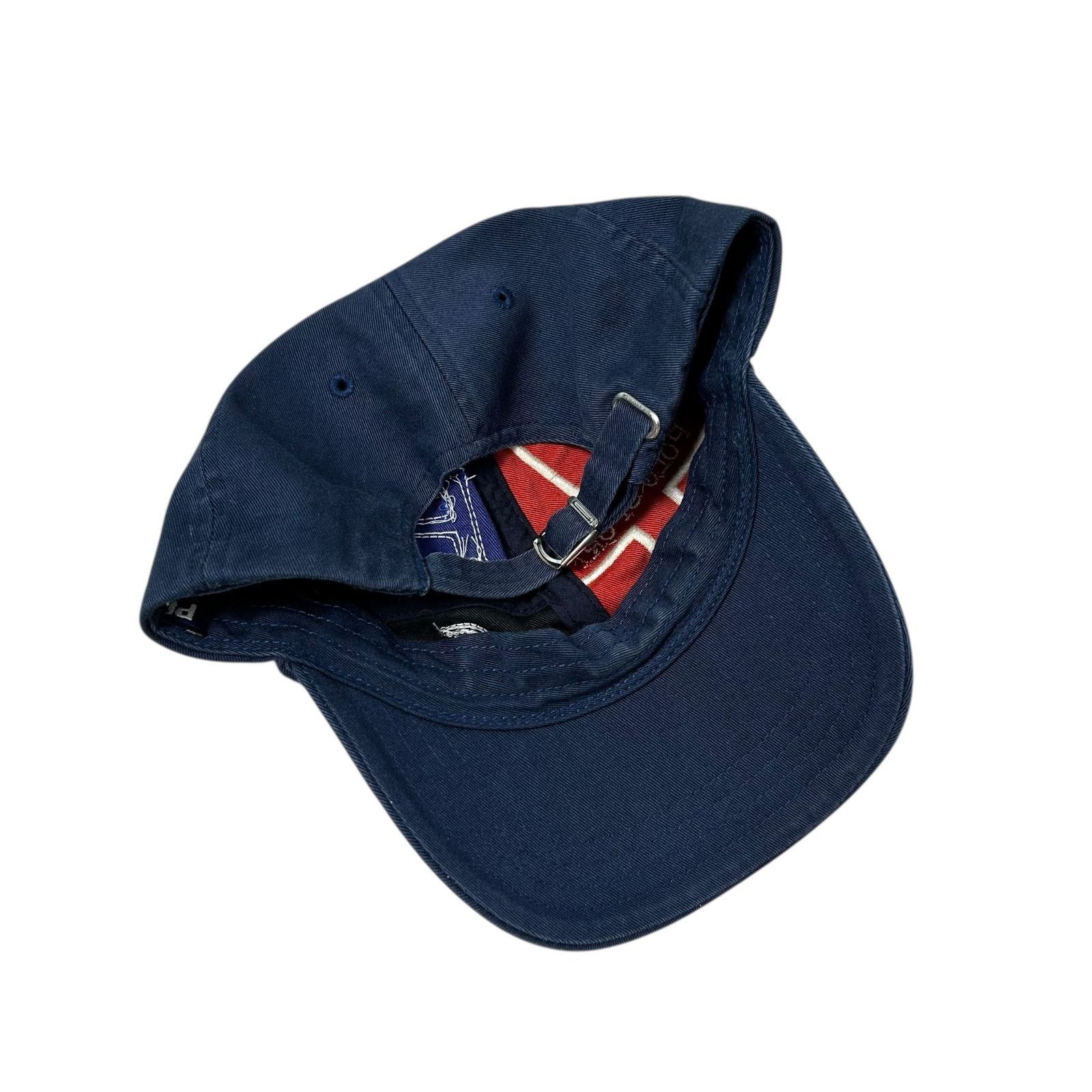 Polo Ralph Lauren RARE VTG 90s POLO PATCHWORK NORWAY FLAG 67 STRAPBACK HAT Size ONE SIZE - 3 Thumbnail