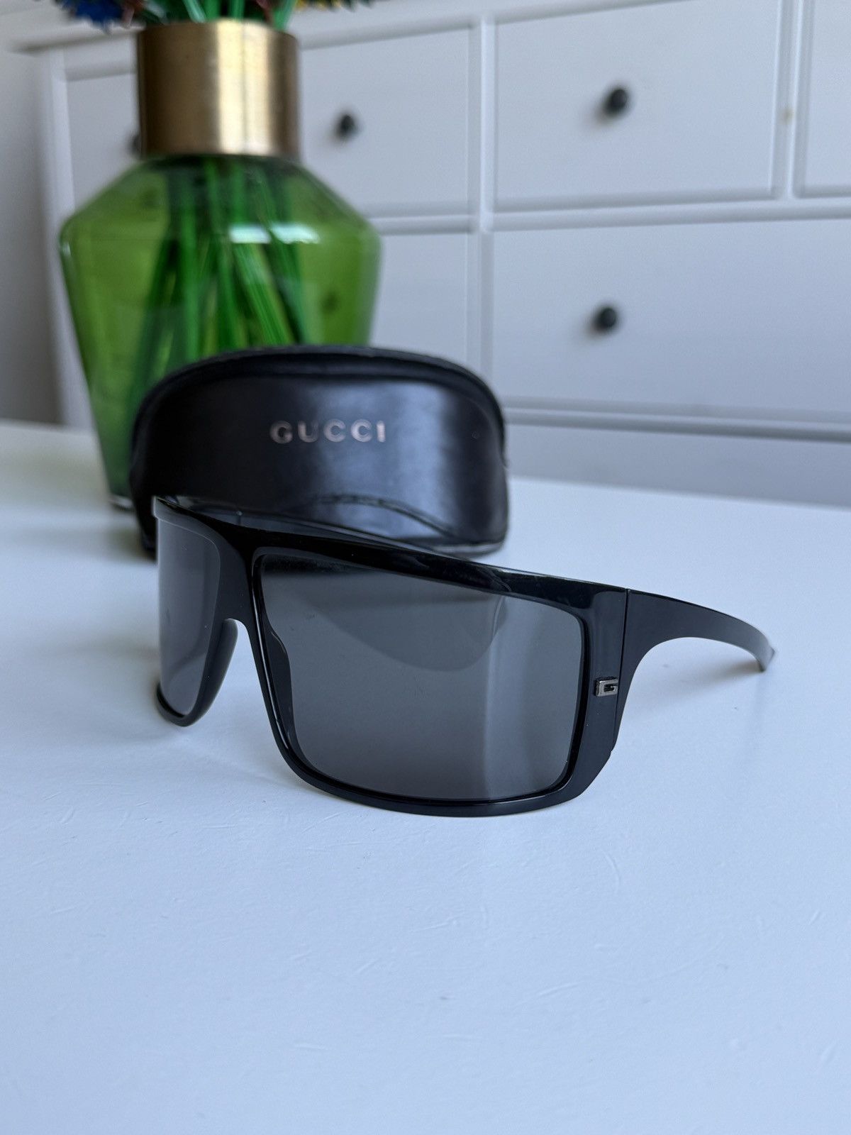 Designer × Gucci Vintae y2k Gucci oversized sunglasses archive opium designer Size ONE SIZE - 3 Thumbnail