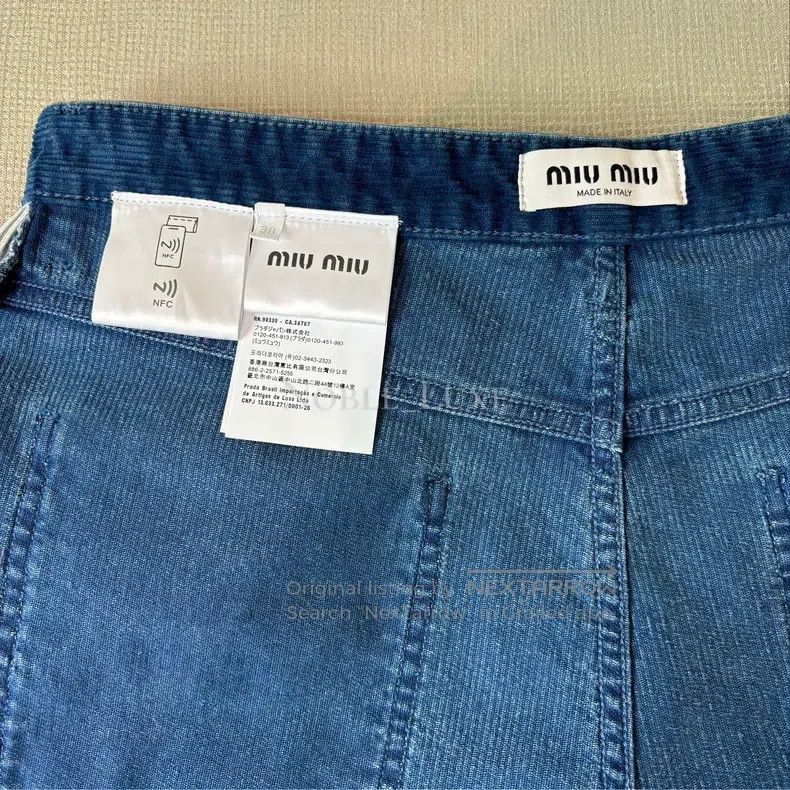 Miu Miu Miu Miu 36 Corduroy jeans Size 35" - 5 Thumbnail