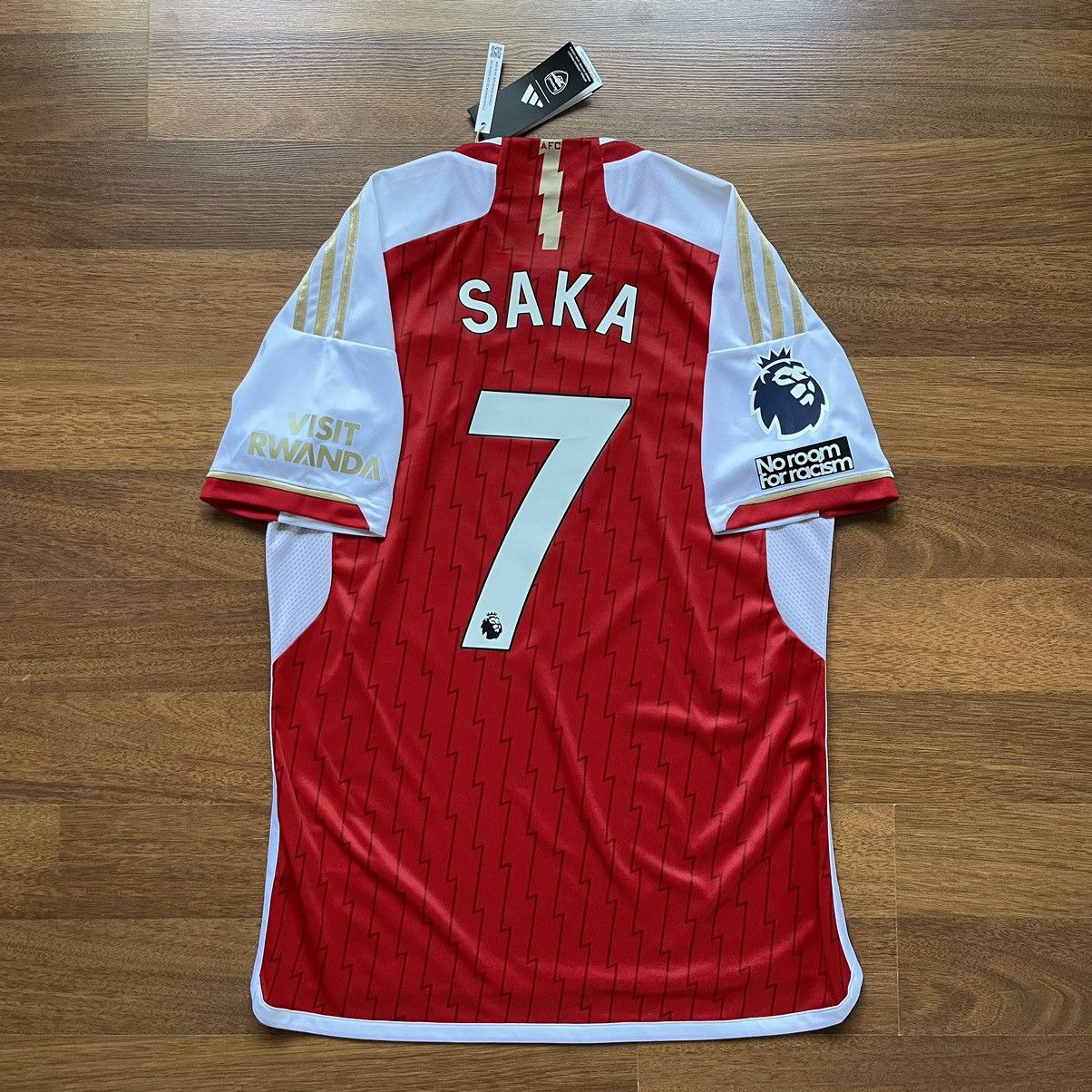 Adidas Nwt Arsenal Adidas 20232024 Football Home Jersey 7 Saka Grailed 4461