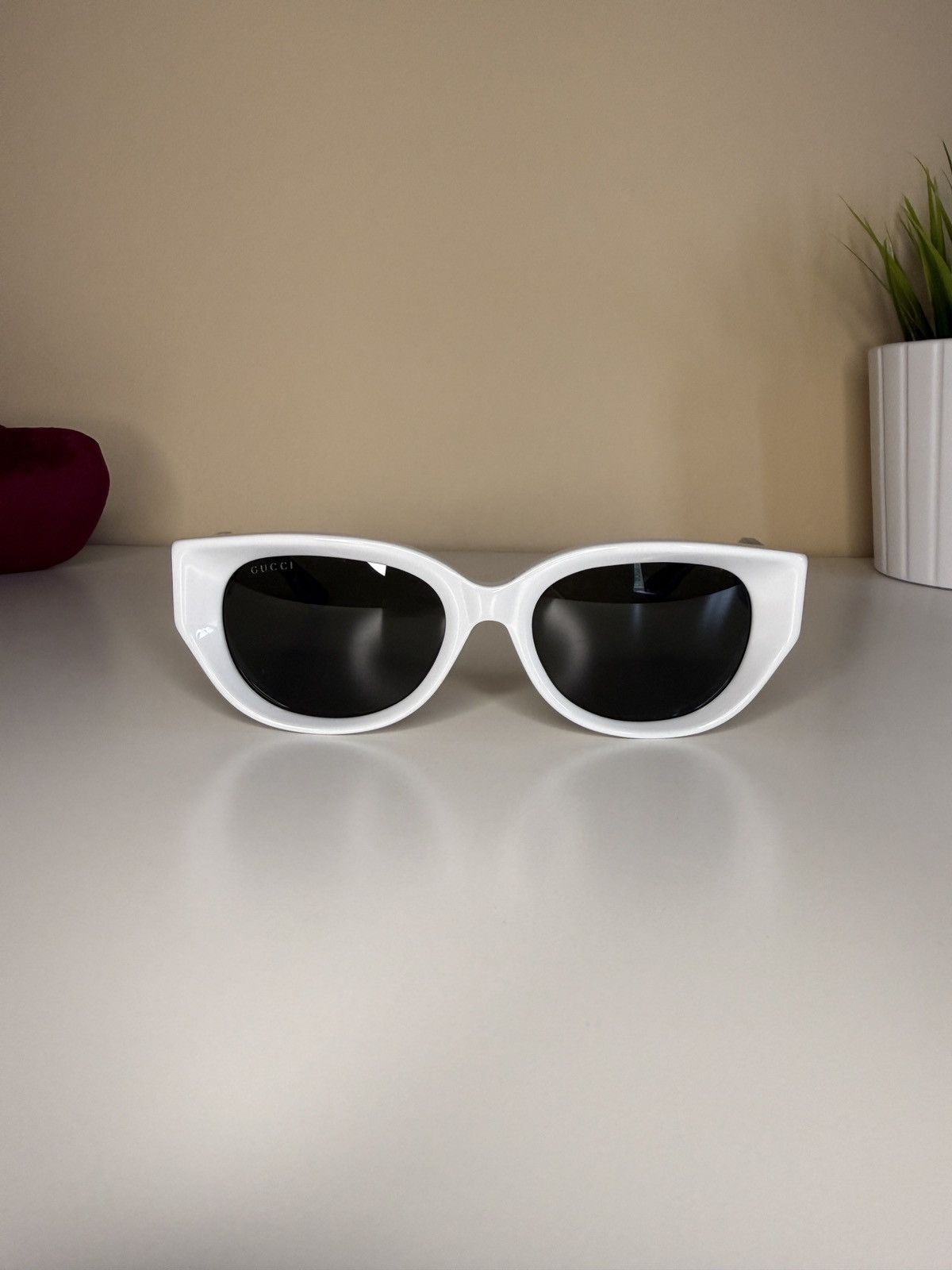 Gucci Gucci Cat Eye Sunglasses Size ONE SIZE - 8 Thumbnail