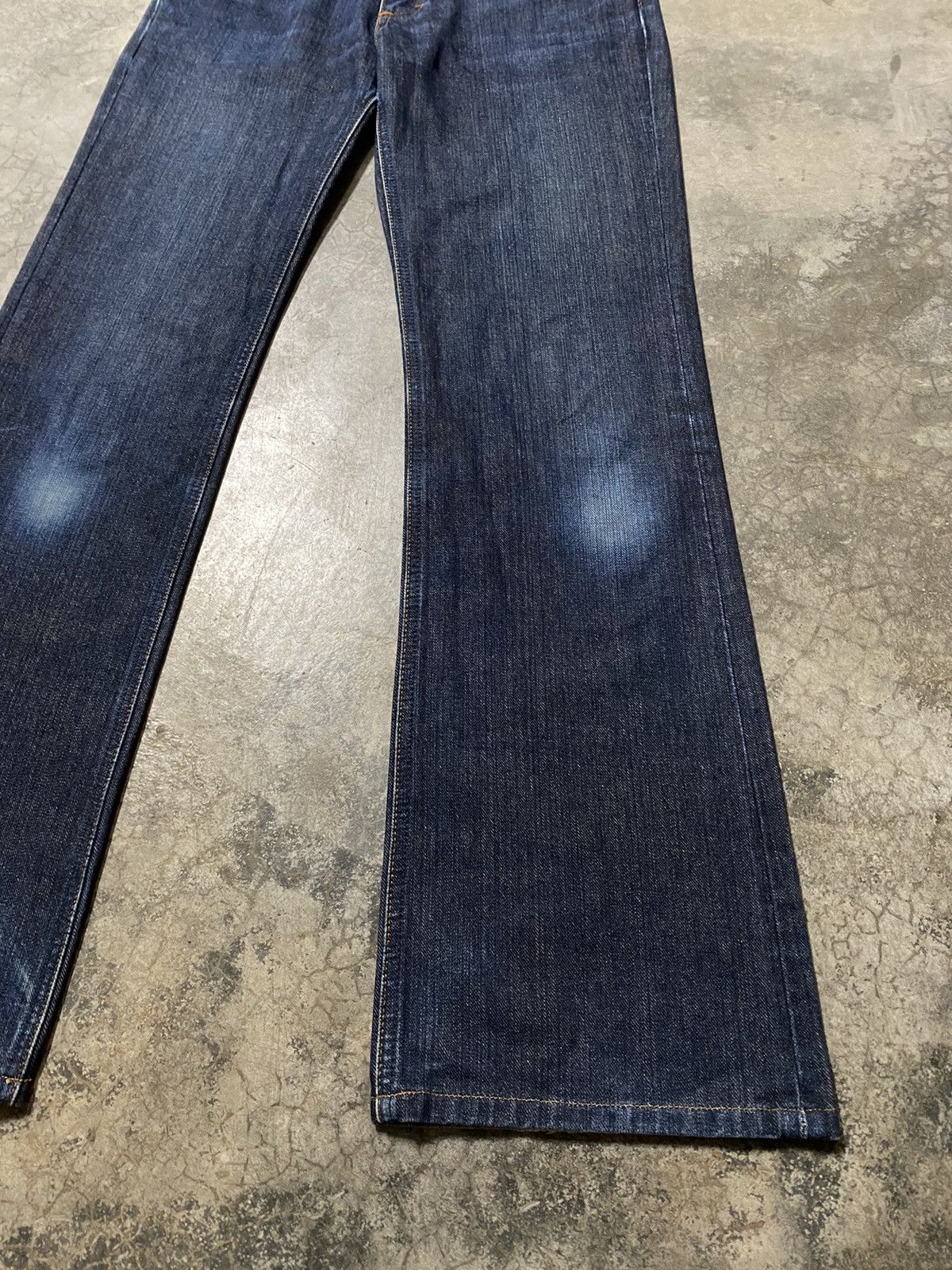 Japanese Brand × Jean × Lee Flare Jeans Vintage Lee Rider Rusty Denim @7 Size US 30 / EU 46 - 8 Thumbnail