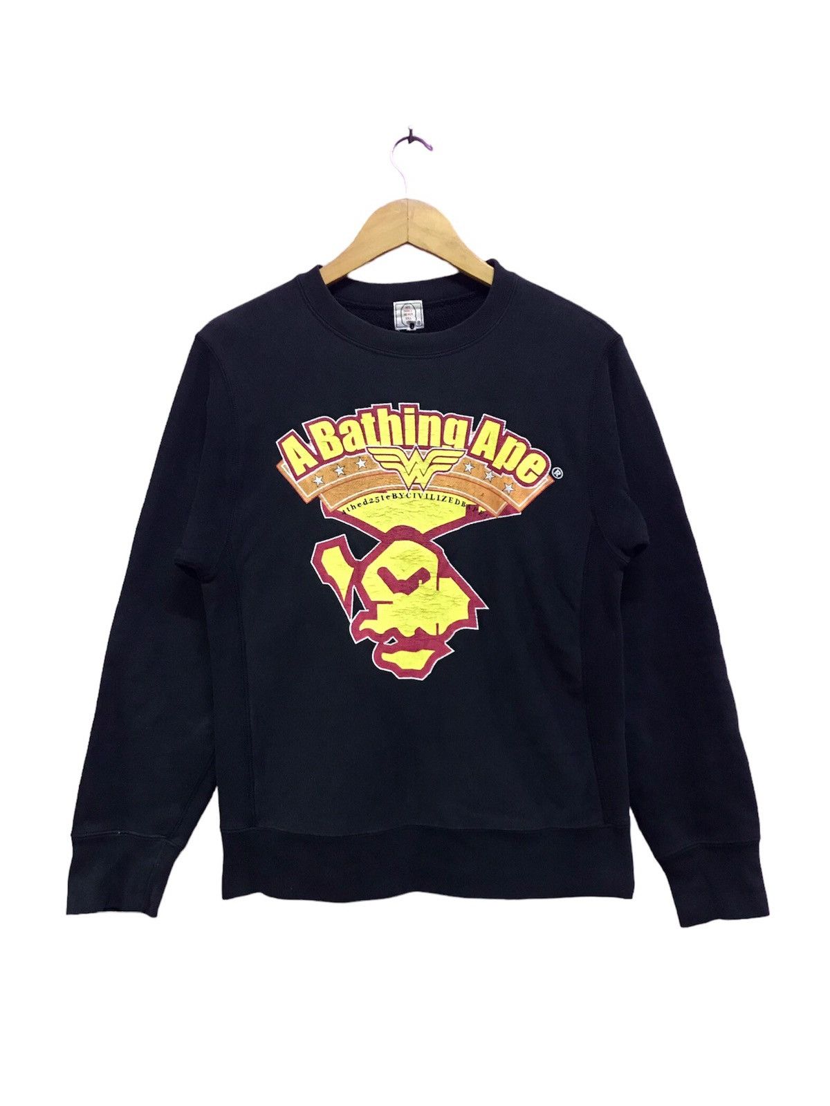 Bape Wonder Women Crewneck Size US XS / EU 42 / 0 - 1 Thumbnail
