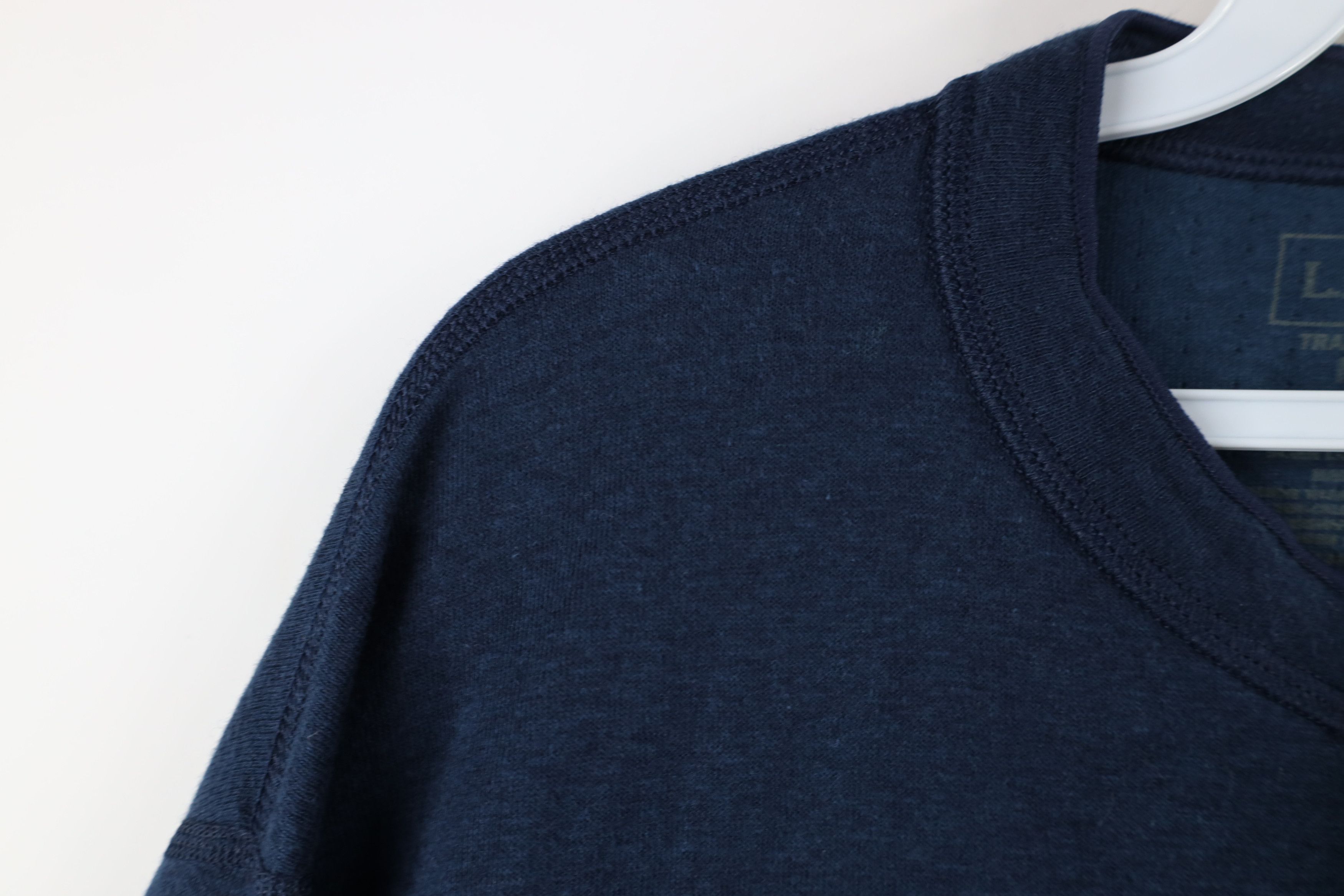 L.L. Bean × Vintage Vintage LL Bean Wool Blend Knit Long Sleeve Henley T-Shirt Size US M / EU 48-50 / 2 - 8 Thumbnail