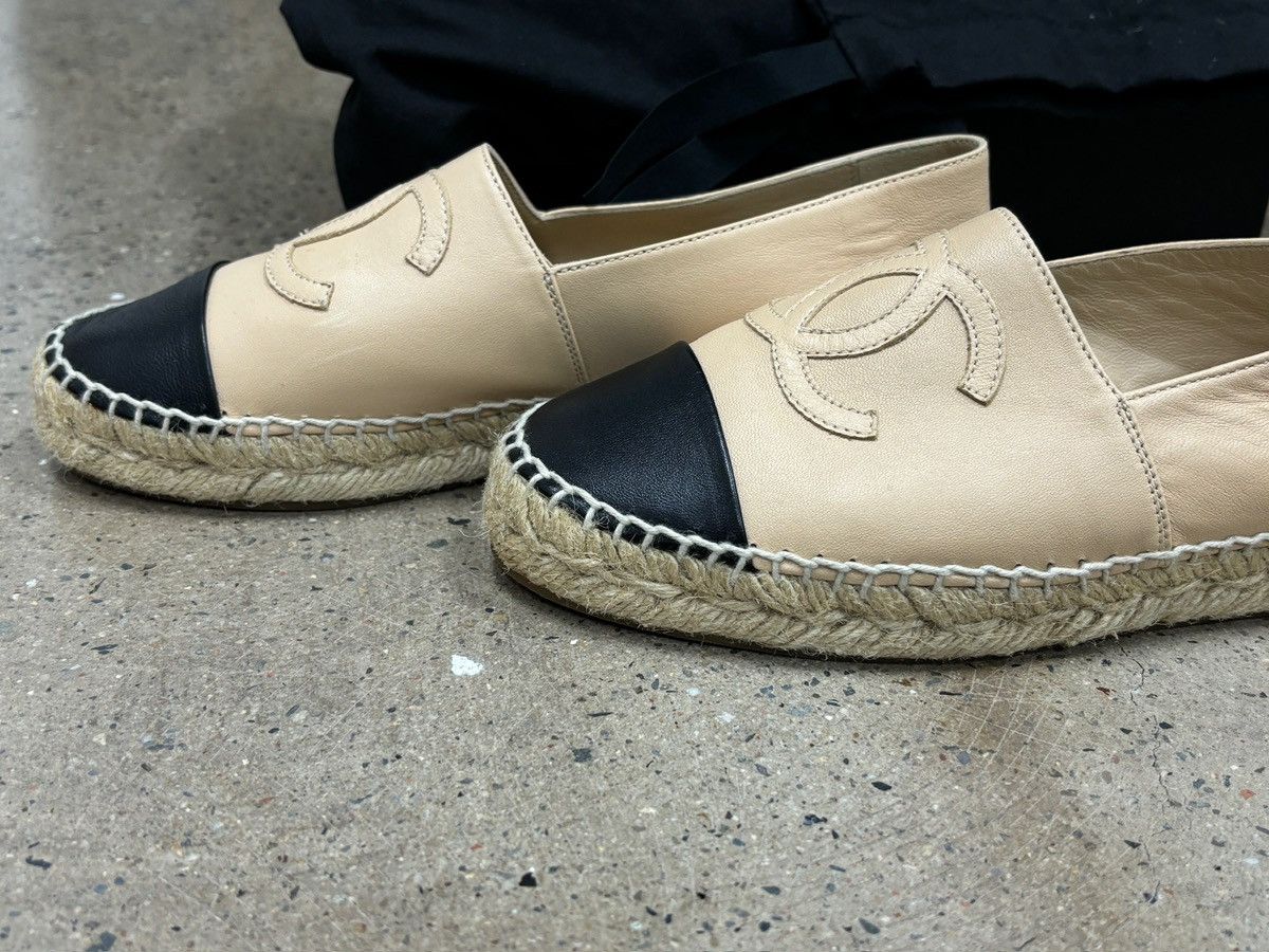 Chanel Chanel espadrilles Shoes，Sheepskin patchwork Size US 6 / IT 36 - 7 Thumbnail