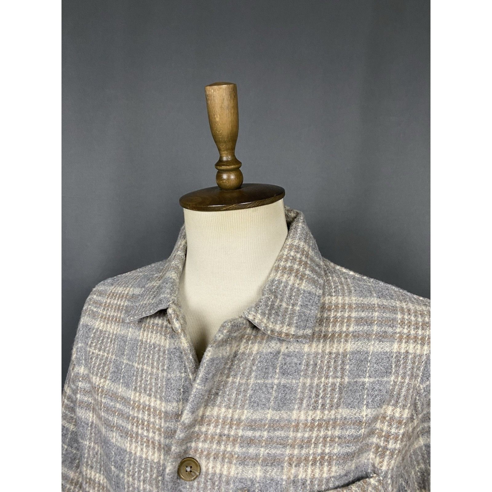 Folk MINT! Folk Men's Gray Beige Multipocket Workwear Jacket Size Size US L / EU 52-54 / 3 - 5 Thumbnail