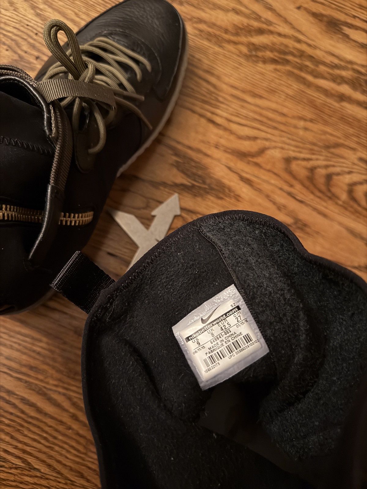 Acronym × Nike Acronym x Nike Black/Olive Downtown AF1 Size US 9 / EU 42 - 7 Thumbnail