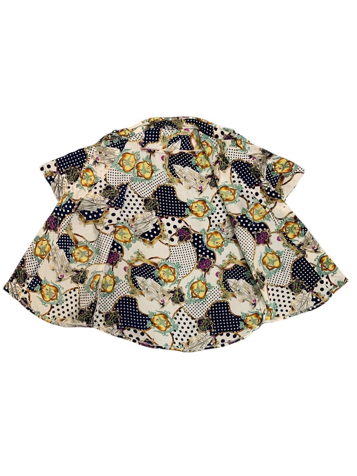 Other Rare Design Vintage Short-Sleeved Blouse Size M / US 6-8 / IT 42-44 - 3 Thumbnail