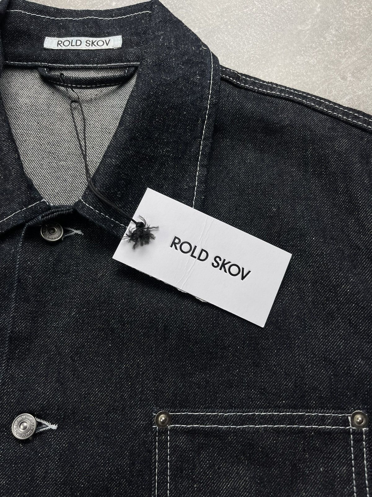 Other Rold Skov Hemp Denim Work One Pocket Shirt FW23/24 Size US M / EU 48-50 / 2 - 5 Thumbnail