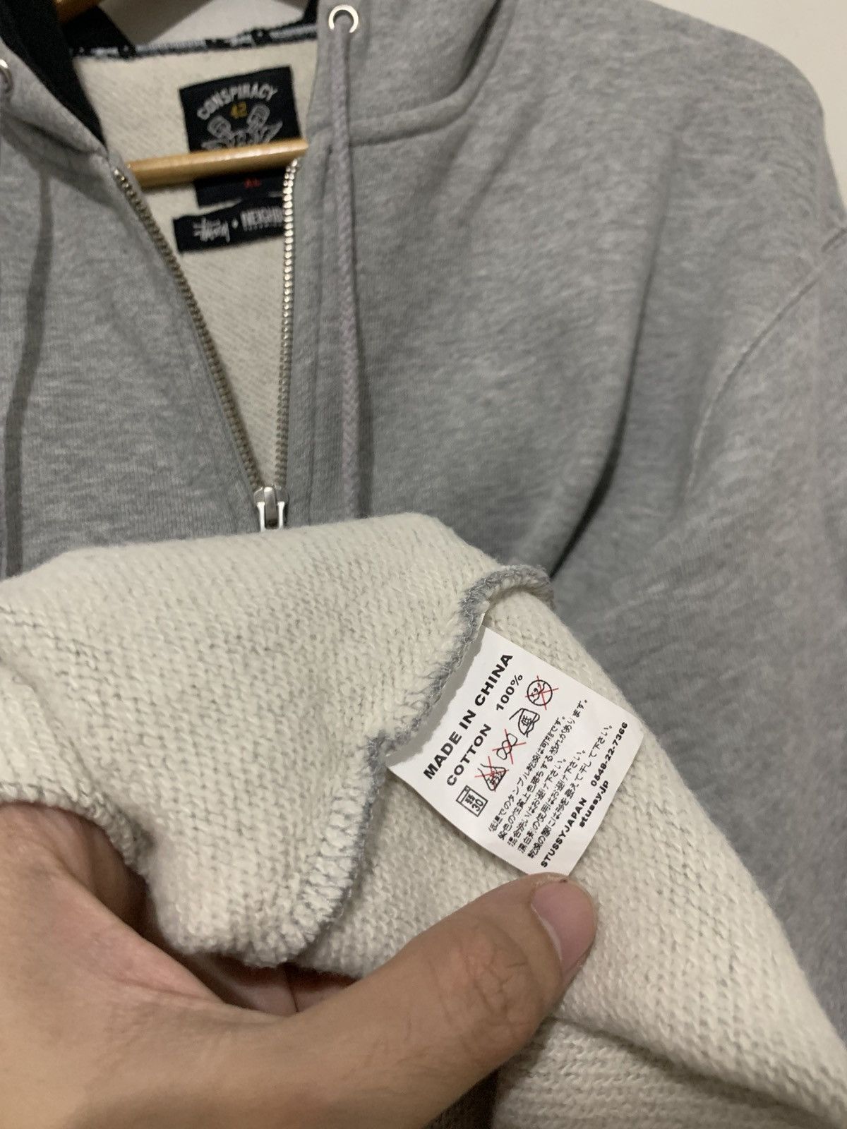 Neighborhood × Stussy Vintage Stussy X Neighborhood Hoodie (Reflecto) Size US XL / EU 56 / 4 - 7 Thumbnail