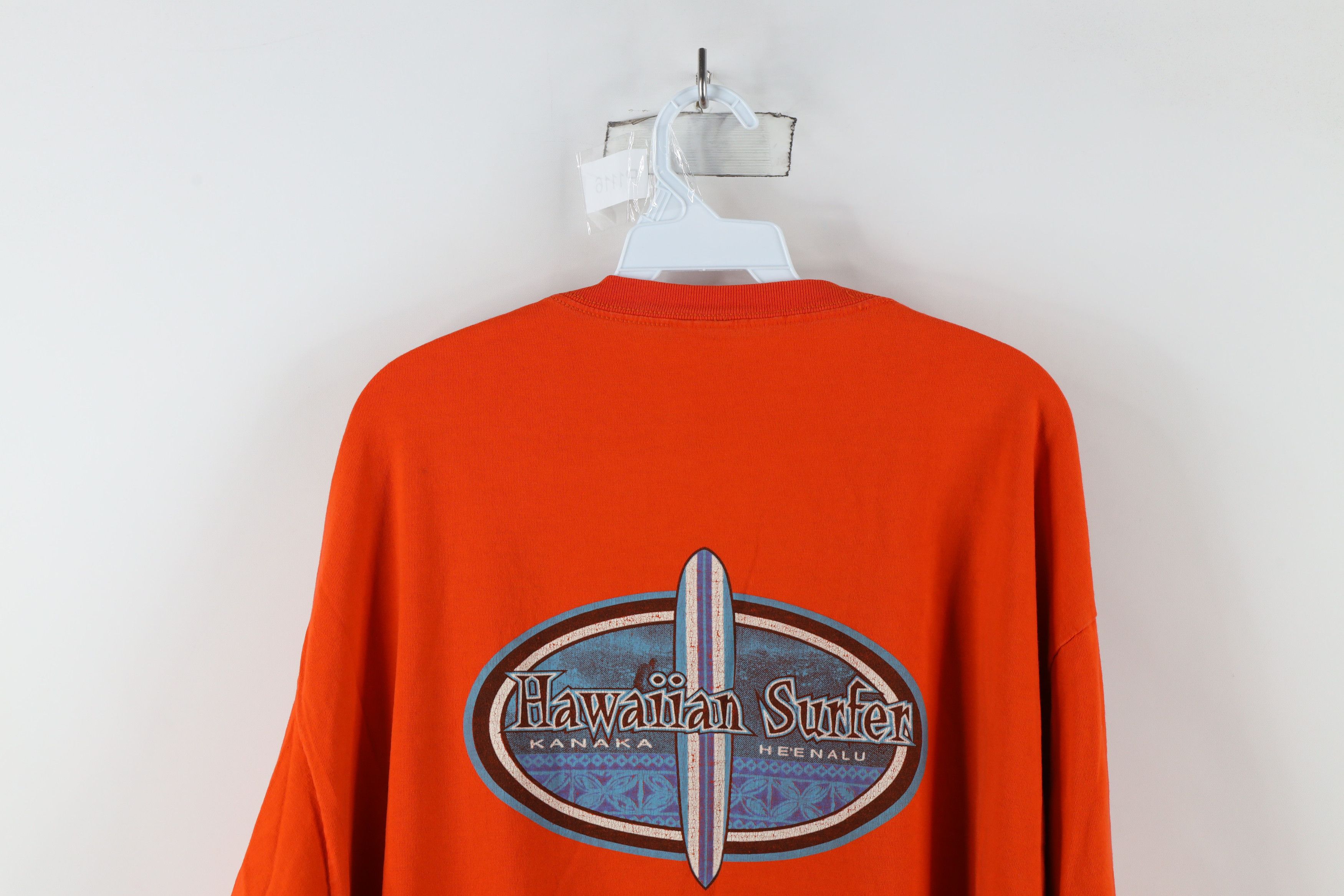 Vintage Vintage 90s Streetwear Hawaiian Surfer Long Sleeve T-Shirt Size US XXL / EU 58 / 5 - 12 Thumbnail
