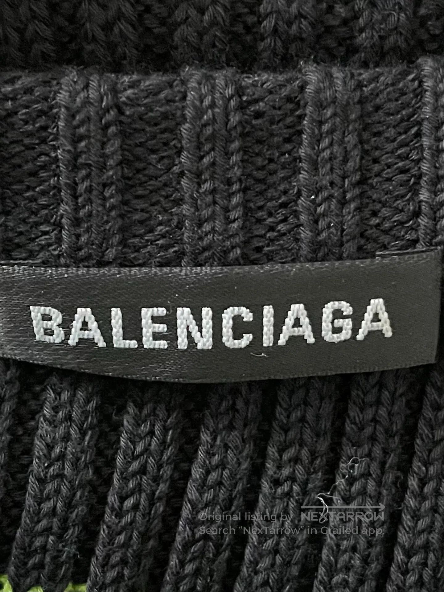 Balenciaga balenciaga striped logo sweater. Size M / US 6-8 / IT 42-44 - 4 Thumbnail