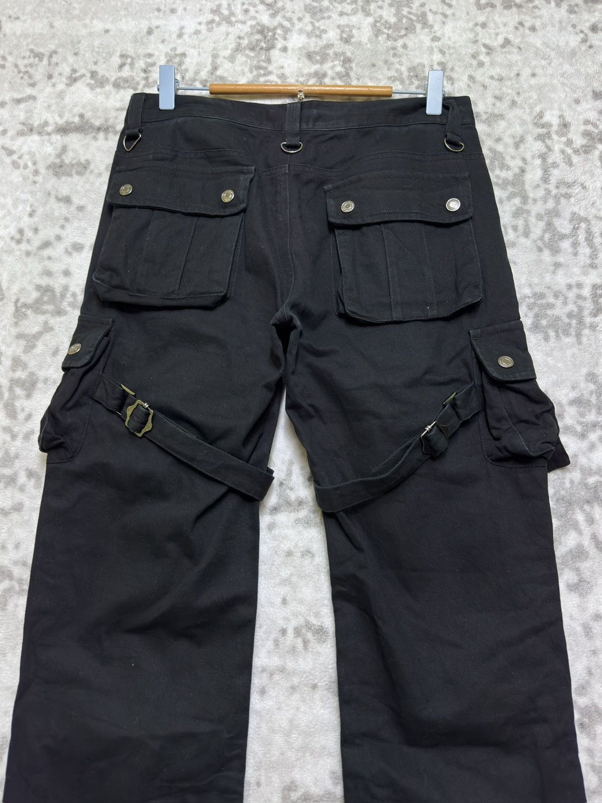 Hysteric Glamour Aegnoie Vkei Buckle Strap Double Knee Cargo Trouser Size US 30 / EU 46 - 8 Thumbnail