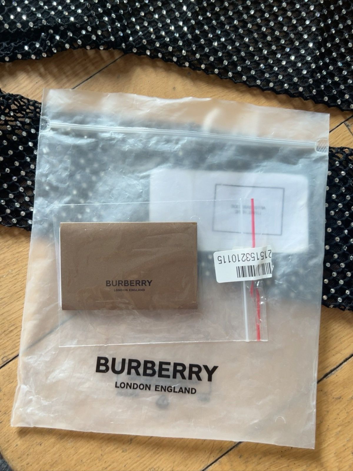 Burberry BURBERRY Mesh Embellished Gloves Size ONE SIZE - 5 Thumbnail