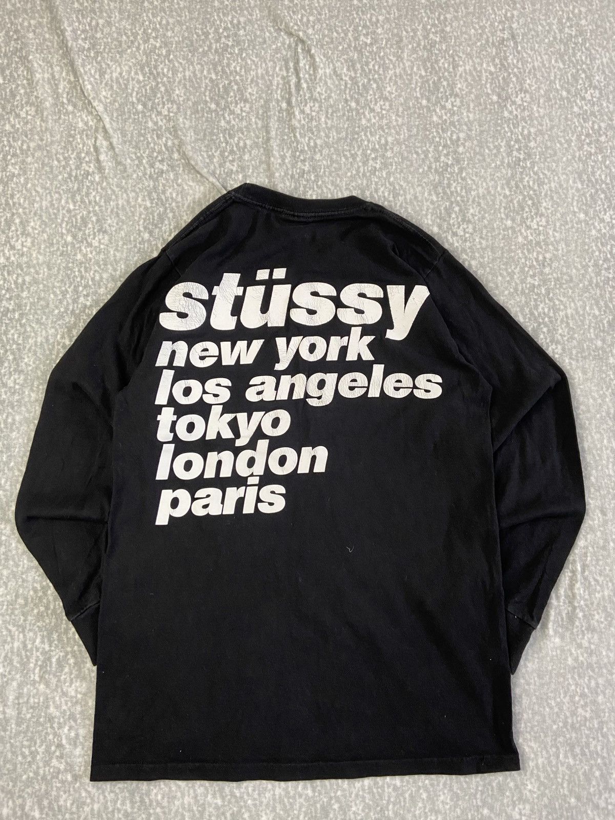 Stussy Stüssy Inc. Long Sleeve Tee with Chest logo Size US S / EU 44-46 / 1 - 4 Thumbnail