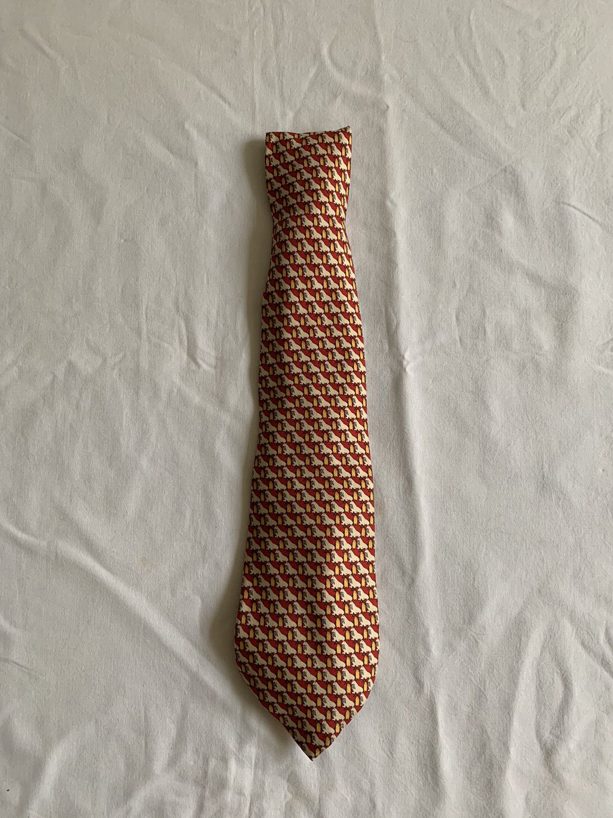 Celine CELINE PURE SILK NECK TIE Size ONE SIZE - 2 Thumbnail