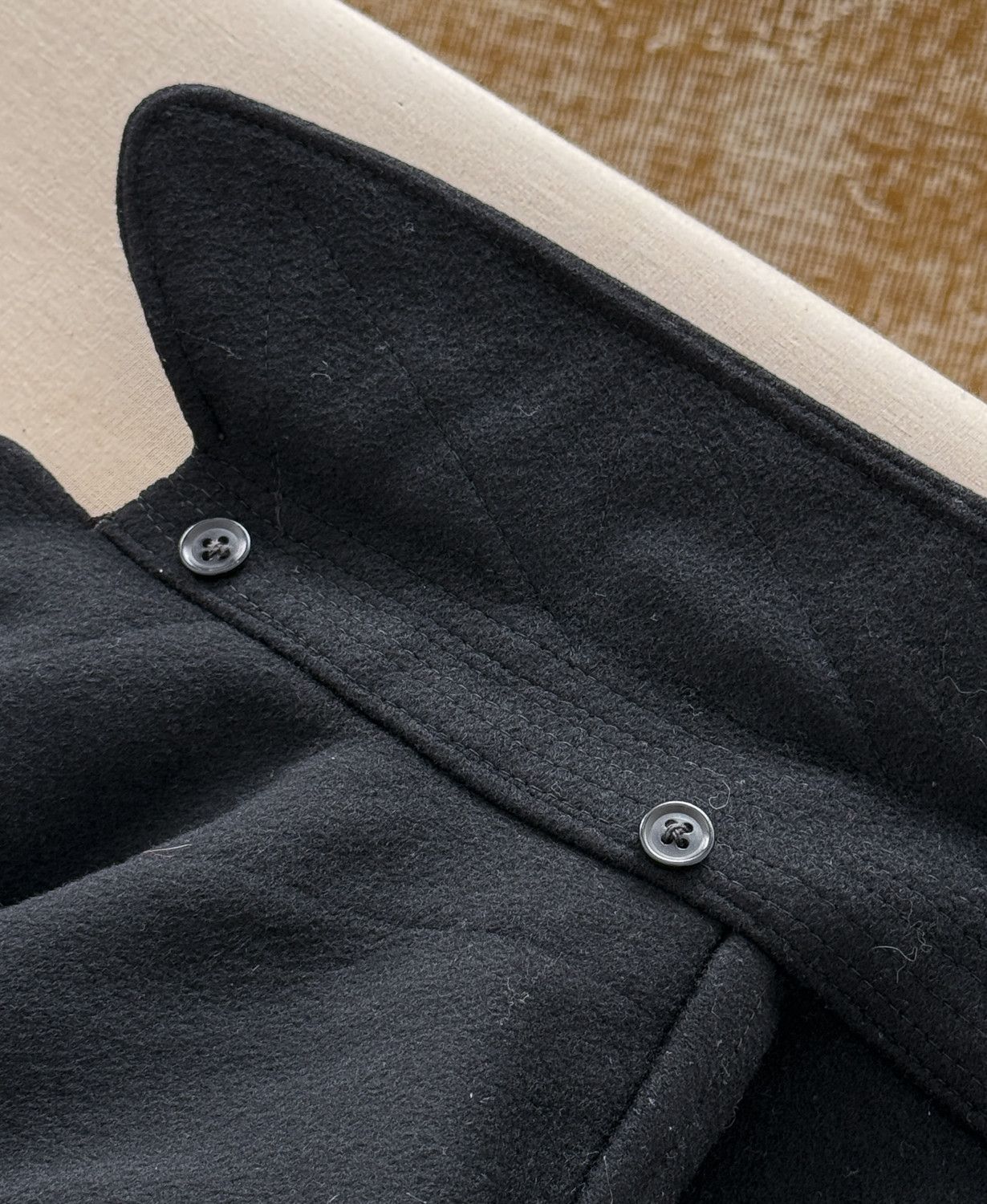 Vintage Vintage Japanese Trench Overcoat Wool Size US S / EU 44-46 / 1 - 9 Thumbnail