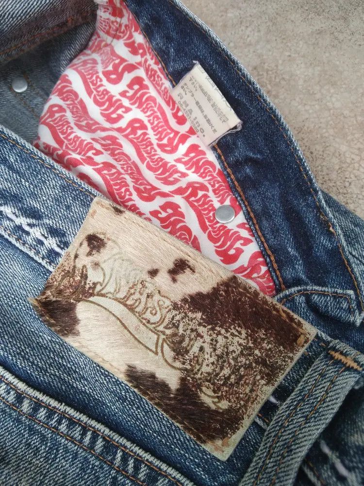 Japanese Brand Vintage RNA Retro Punk Distressed Jeans 32x30 Size US 32 / EU 48 - 11 Thumbnail