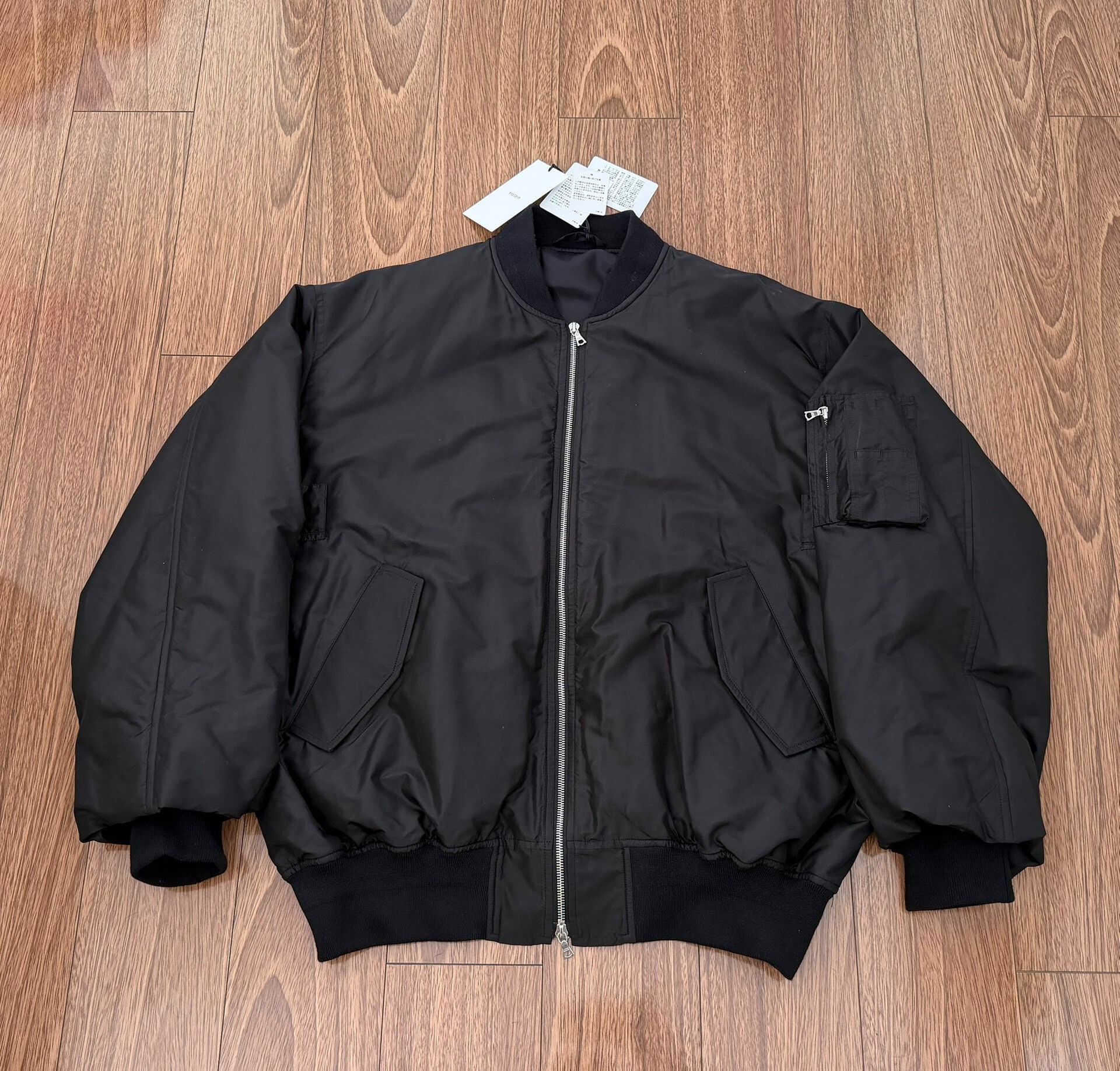 Stein Oversized Silk Tafta Flight Jacket Size S / US 4 / IT 40 - 1 Thumbnail