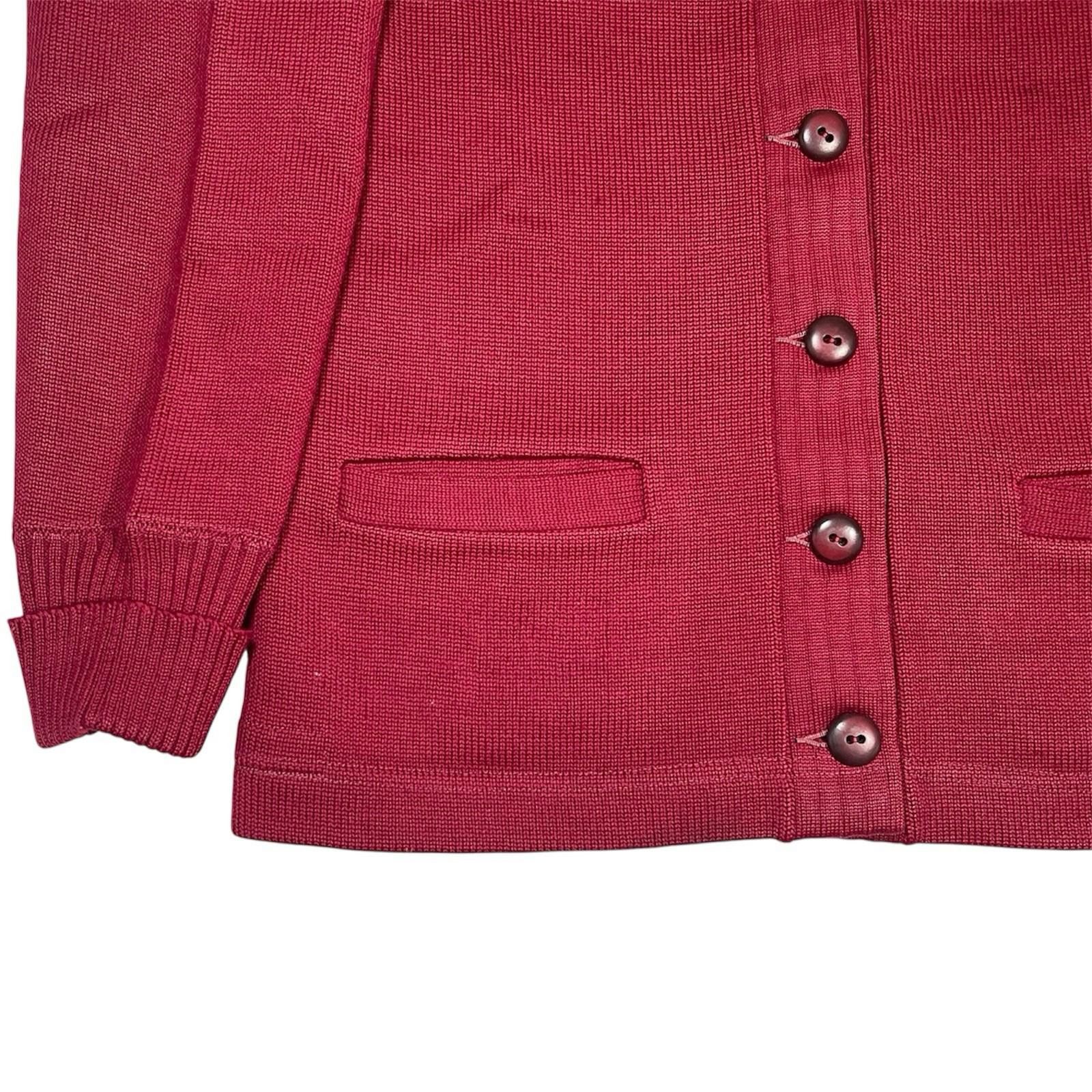 Coleman 1950s Coleman Maroon Wool Cardigan Sweater Jacket Ogden Utah Size US S / EU 44-46 / 1 - 2 Thumbnail