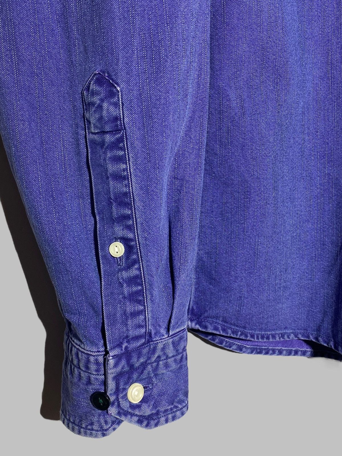 Eton 🔥 ETON DENIM BUTTON DOWN SHIRT SLIM FIT PREPPY STYLE Size US M / EU 48-50 / 2 - 10 Thumbnail