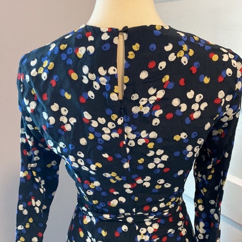 Zara ZARA BLOGGER FAVORITE LONG PRINT DRESS BLACK Size L / US 10 / IT 46 - 7 Thumbnail