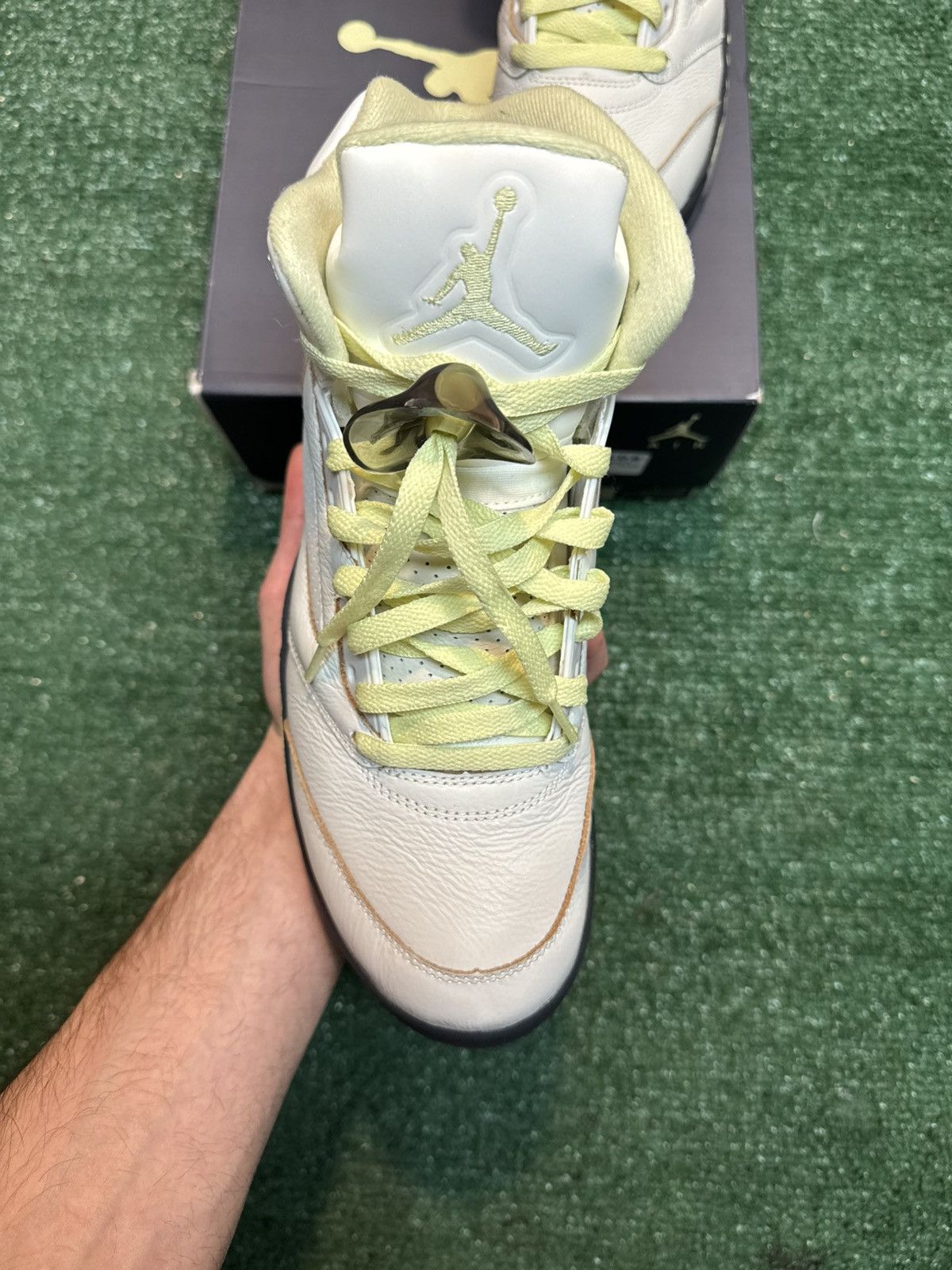 Jordan Brand Jordan Retro 5 Luminous Green Size 9M Size US 9 / EU 42 - 2 Thumbnail