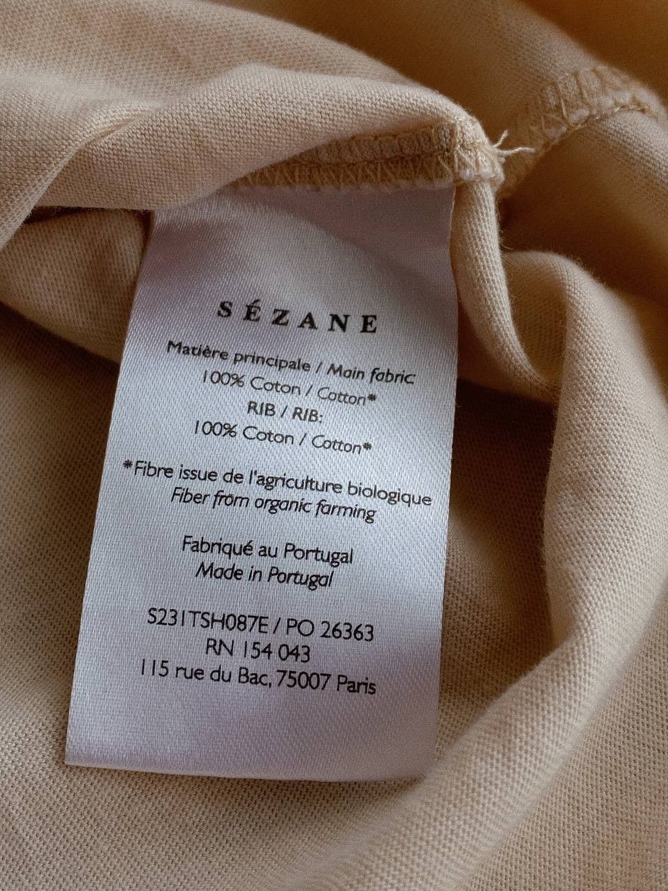 Sezane Sezane T-Shirt Peach Heart La Chemade Size L / US 10 / IT 46 - 8 Thumbnail