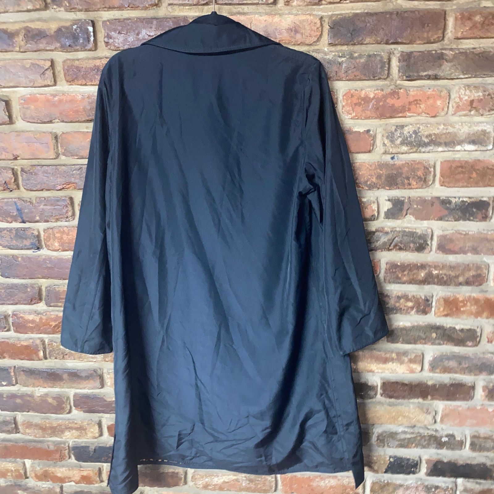 Other Utex Designs Black Button Down Trench Coat Size Small Size S / US 4 / IT 40 - 8 Thumbnail