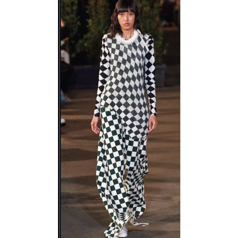 MM6 Maison Margiela Checkered Long Shorts