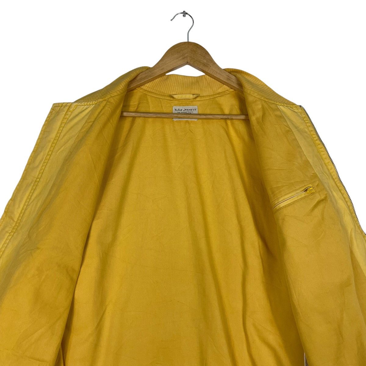 Nudie Jeans 💥NUDIE JEANS MUSTARD YELLOW MA1 BOMBER Size US M / EU 48-50 / 2 - 11 Thumbnail
