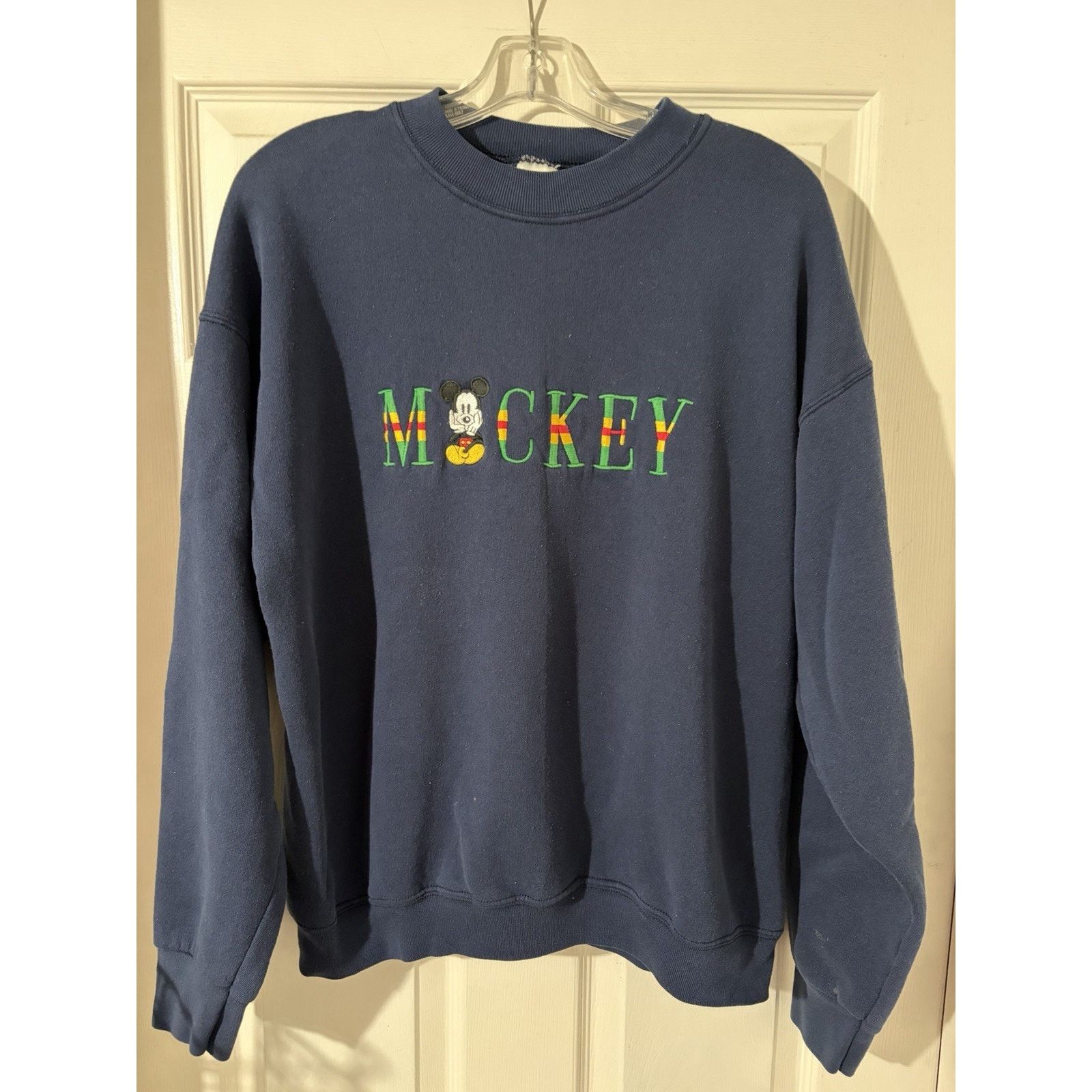 Mickey & Co. Vtg Mickey Mouse Crewneck Sz XL Disney 90’s Mickey & Co Blue Size US XL / EU 56 / 4 - 1 Thumbnail
