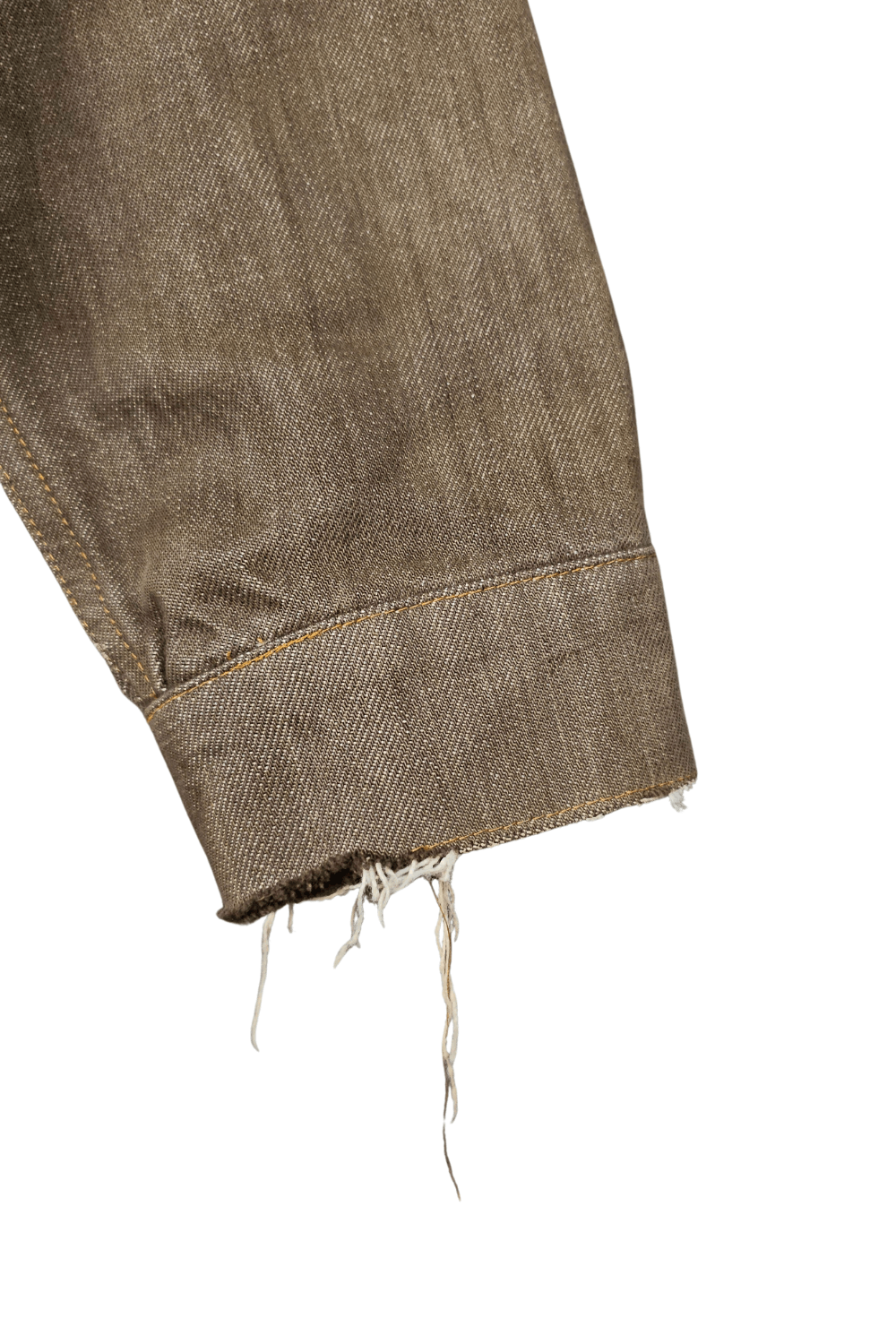 Polo Ralph Lauren 1987 RL “Polo Western” Pleated Trucker – Sulfur Brown Denim Size US L / EU 52-54 / 3 - 6 Thumbnail