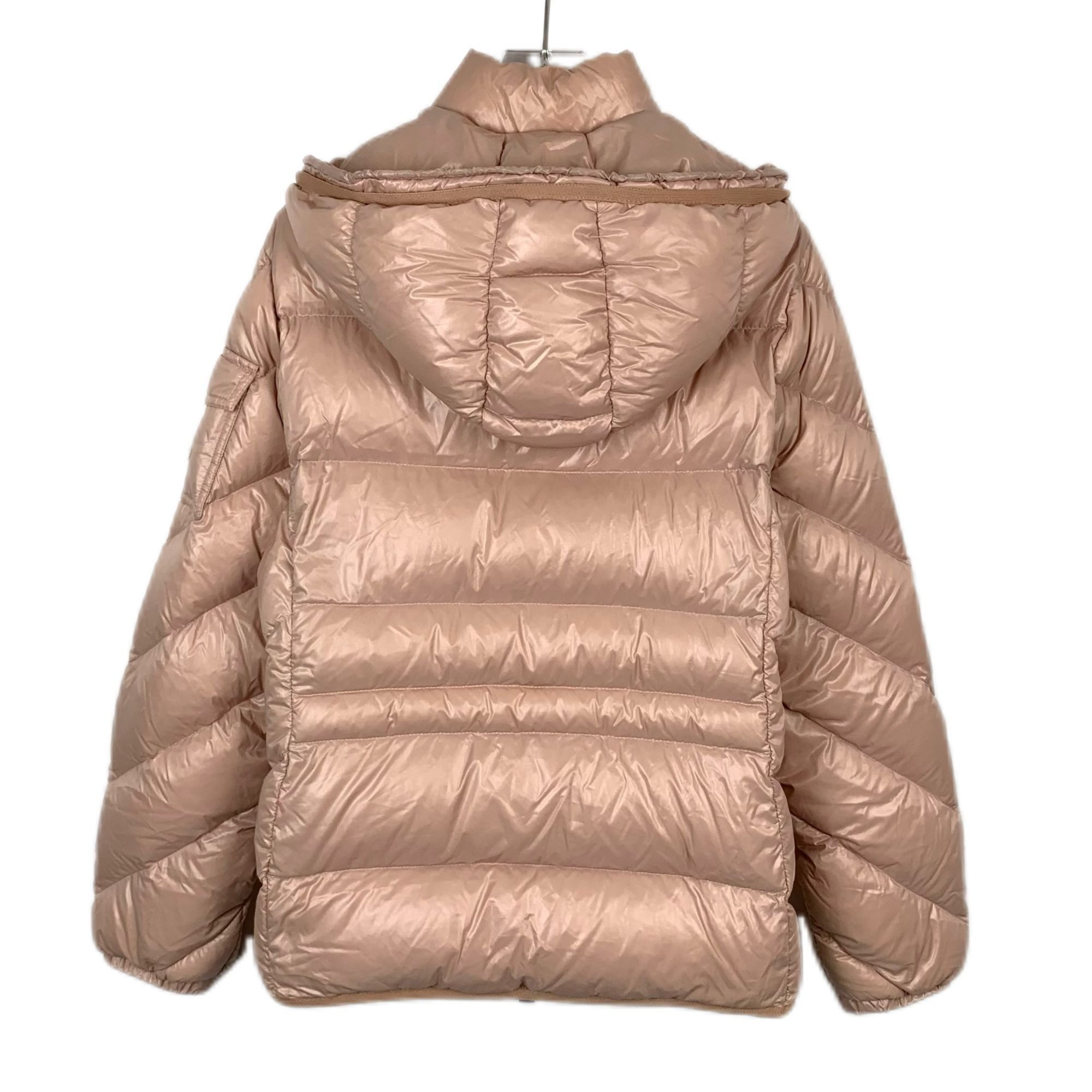 Moncler Moncler Pink Logo-Patch Zip-Up Down Jacket (Size 2) Size XS / US 0-2 / IT 36-38 - 8 Thumbnail