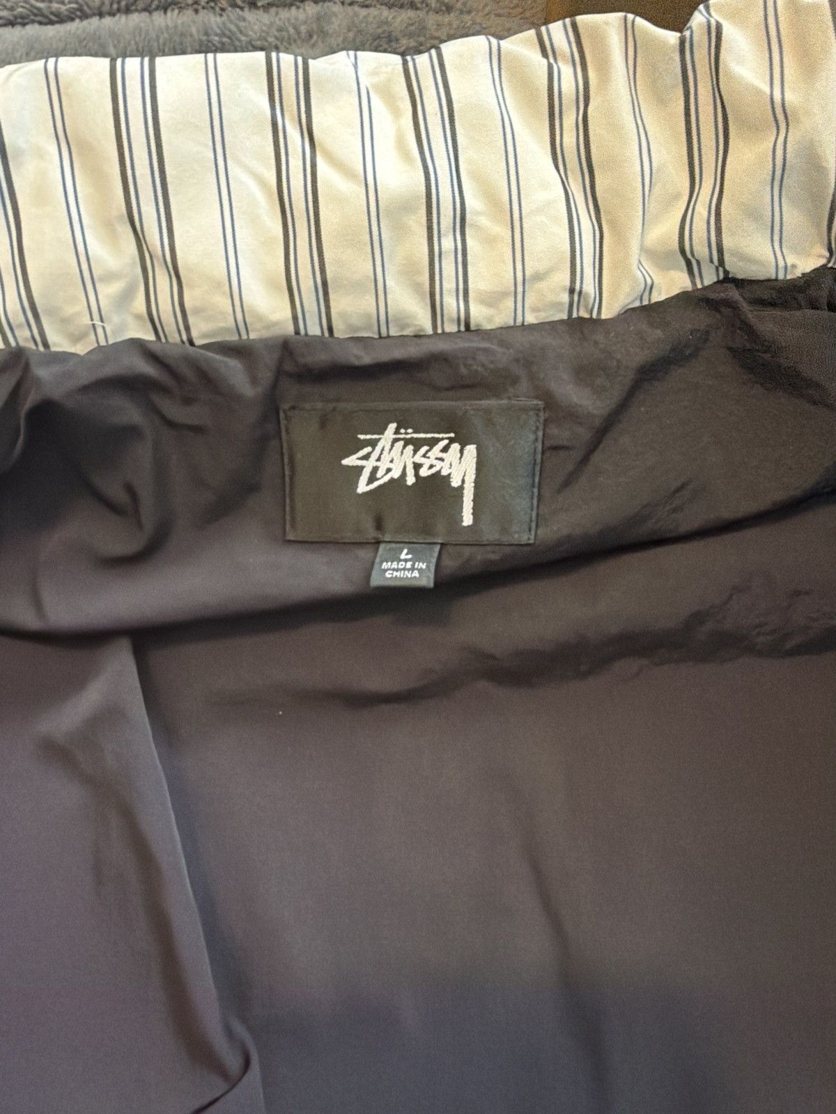 Stussy Stüssy Stripe Down Jacket Size US L / EU 52-54 / 3 - 3 Thumbnail