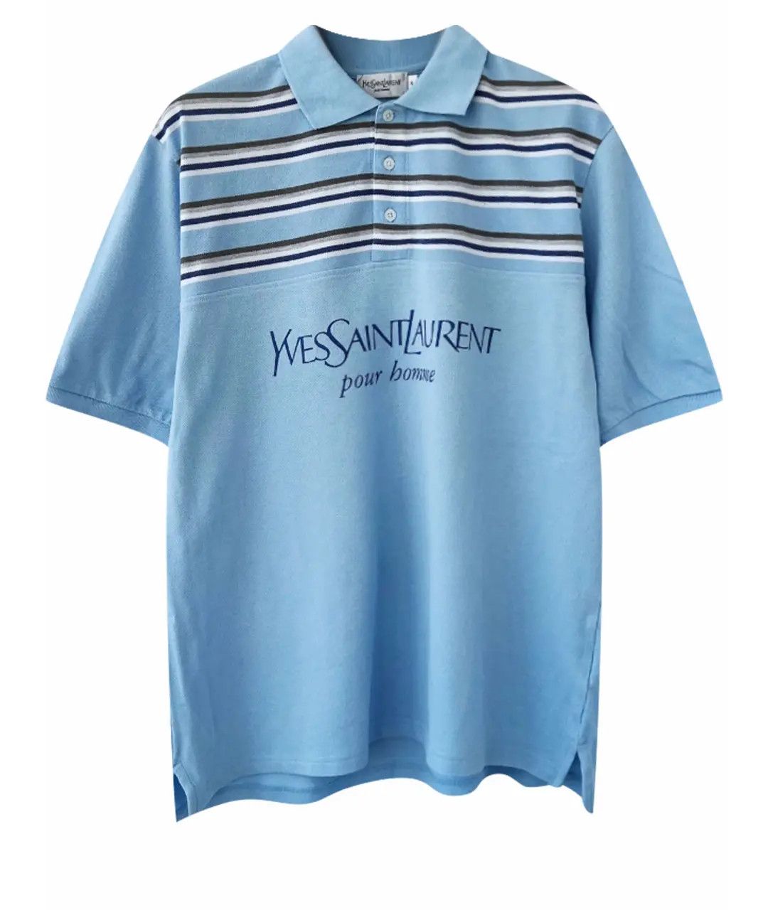 Saint Laurent Paris × Yves Saint Laurent Yves Saint Laurent Polo Shirt Xl Size US XL / EU 56 / 4 - 1 Thumbnail