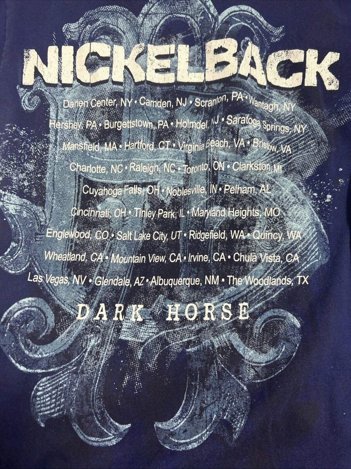 Anvil Y2K 2009 Nickelback Dark Horse Tour T-Shirt Size US S / EU 44-46 / 1 - 4 Thumbnail