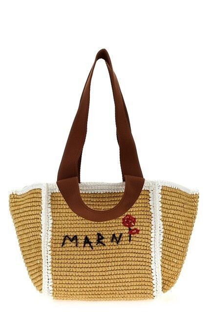 Marni MARNI Natural Viscose Tote Bag New Size ONE SIZE - 1 Thumbnail
