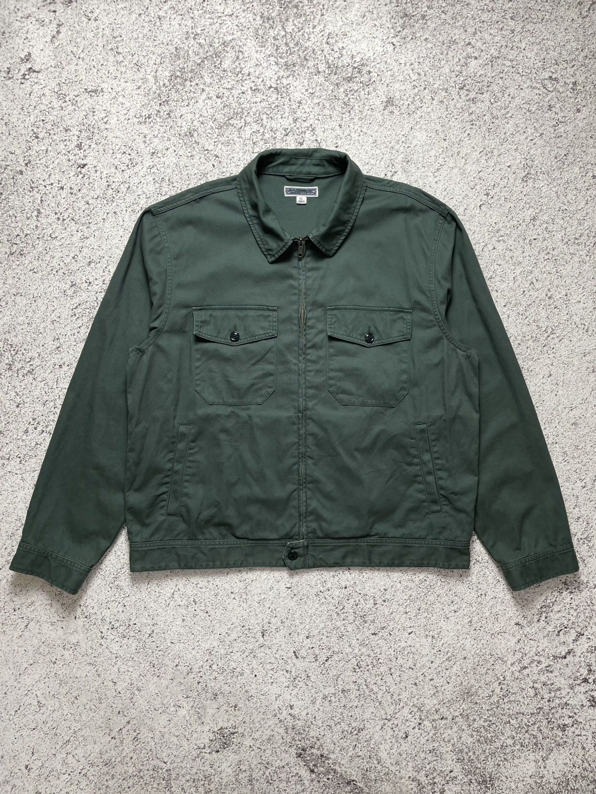 Wallace & Barnes Wallace and Barnes/J Crew 70s Mechanic Work Jacket Style USA Size US XL / EU 56 / 4 - 4 Thumbnail