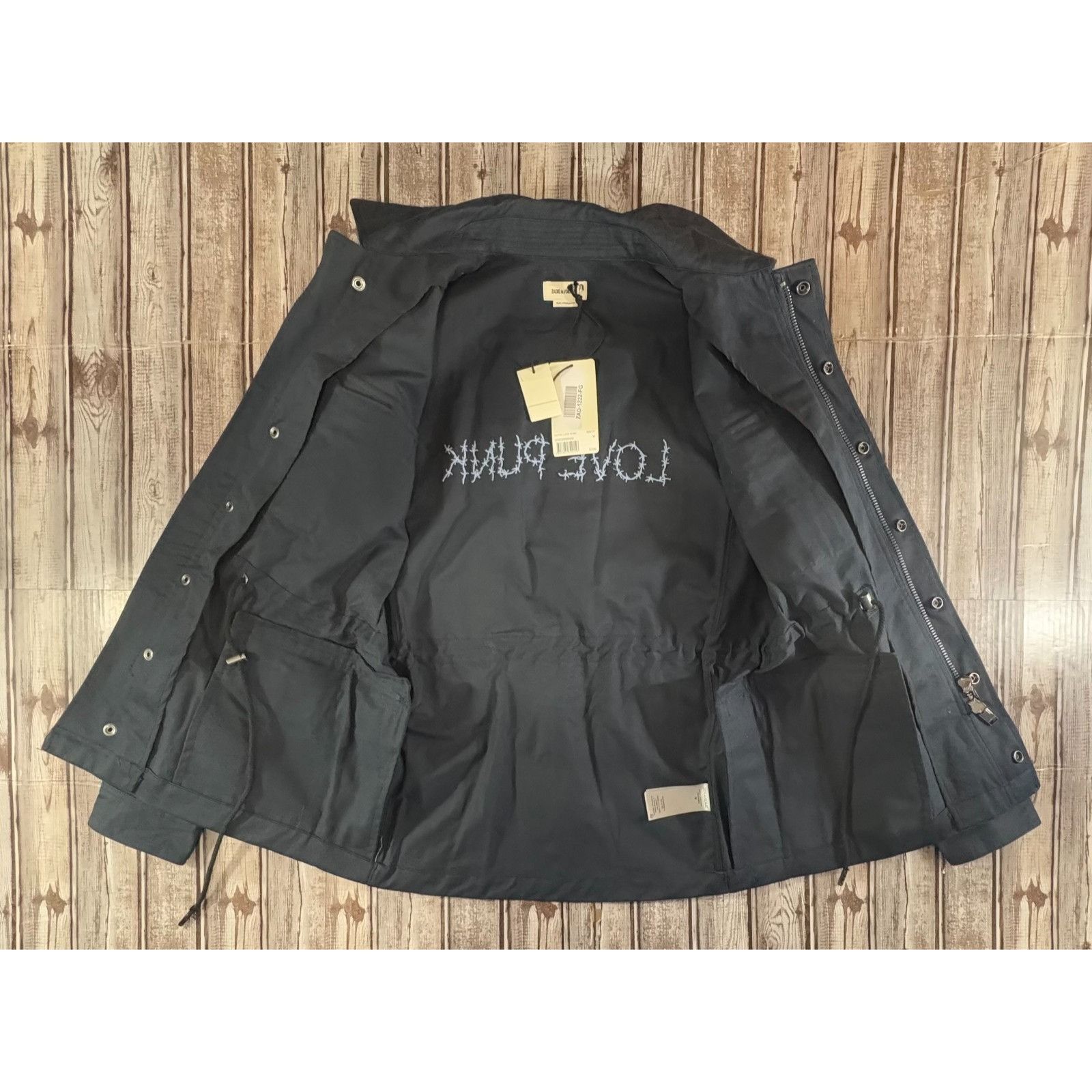 Zadig & Voltaire Zadig & Voltaire Kayak Love Punk Military Jacket size M colo Size M / US 6-8 / IT 42-44 - 11 Thumbnail
