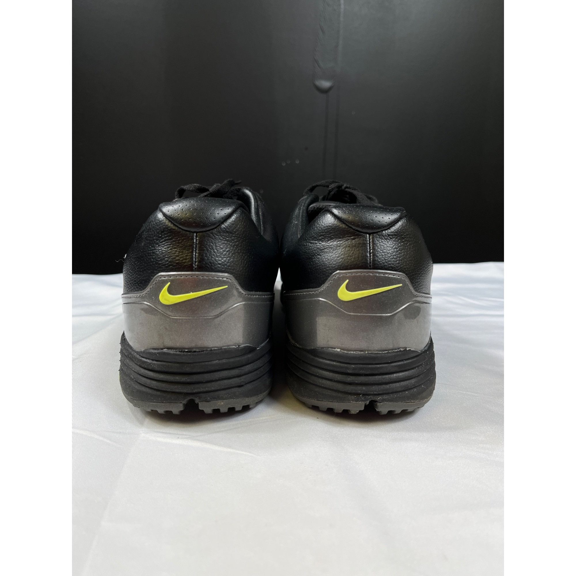 Nike Nike Mens Black Lunarlon Leather Golf Shoes Size 11 SKU 7294 Size US 11 / EU 44 - 5 Thumbnail