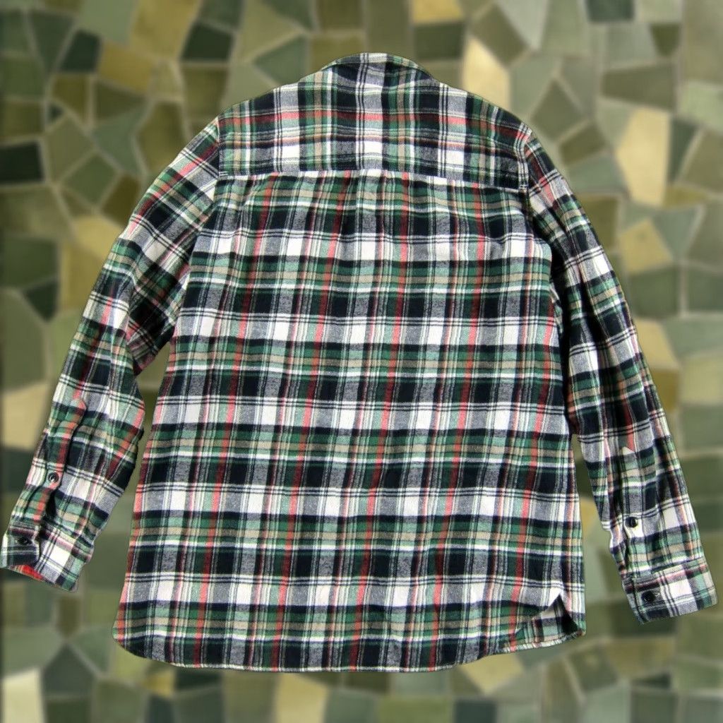 Madewell Madewell 100% Cotton Green Red Flannel Long Sleeve Button Up Blouse Woman Small Size S / US 4 / IT 40 - 1 Thumbnail