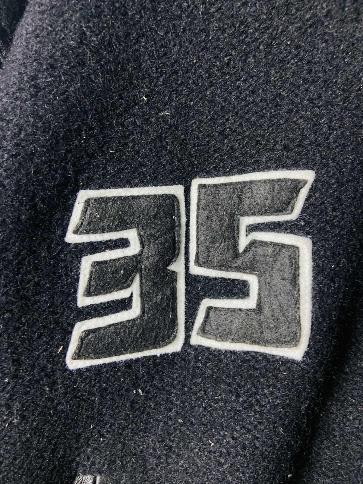 Japanese Brand Vintage Sister Boy (Uncle Bob) Wool Leather Varsity Jacket Size US XL / EU 56 / 4 - 5 Thumbnail