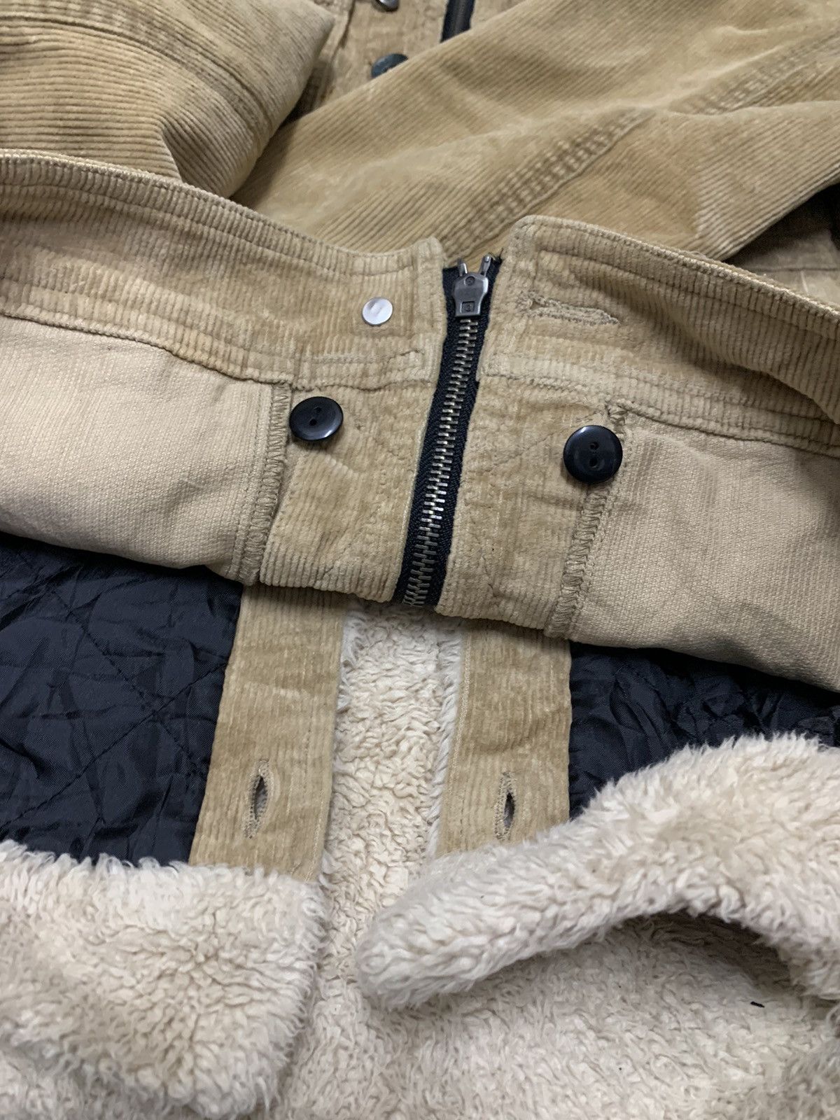 Japanese Brand × semanticdesign Semantic Design Corduroy Distressed Style Punk Jacket Size US S / EU 44-46 / 1 - 18 Thumbnail